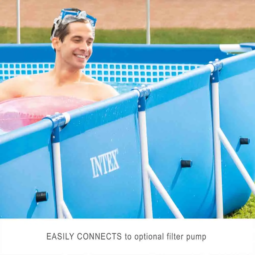 戶外水池連濾水泵 4.5m x 2.2m x 84cm Rectangular Frame Pool Set with Filter pump