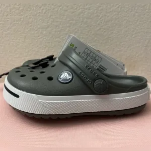 🩴 Unisex CROCS Toddler/Kids Crocband™ Clog II - Grey - Size 6c7