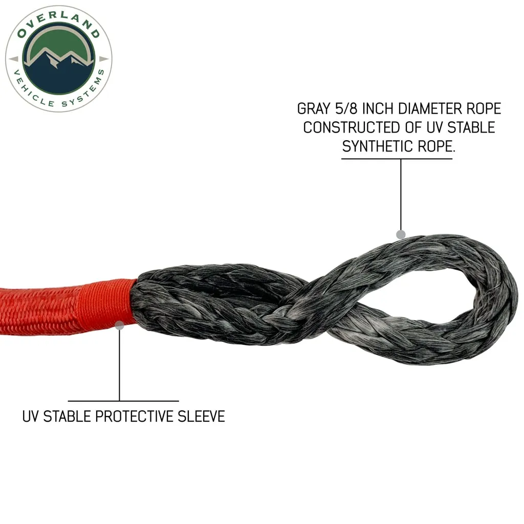 23 Inch Soft Shackle 5/8 Inch Diameter Soft Shackle Recovery 44,000 lbs Breaking Strength Overland Vehicle Systems
