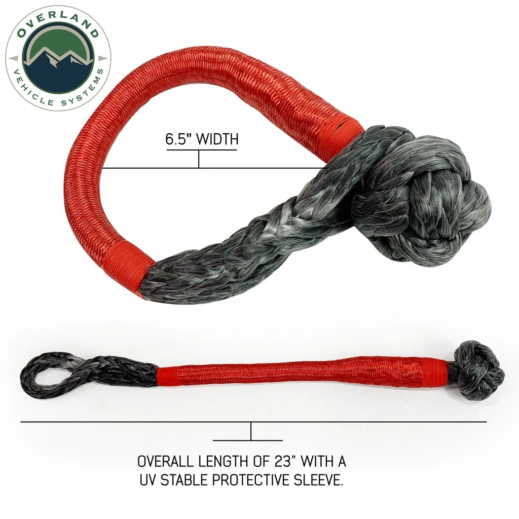 23 Inch Soft Shackle 5/8 Inch Diameter Soft Shackle Recovery 44,000 lbs Breaking Strength Overland Vehicle Systems