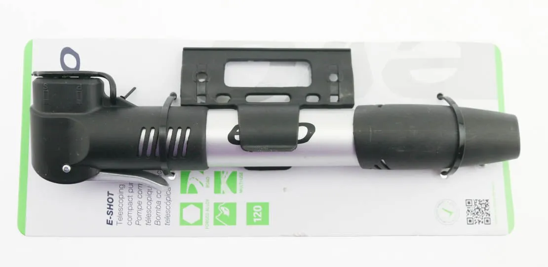 5 QTY Evo E-Shot Water Bottle Mounted Frame Bike Tire Pumps Schrader/Presta NEW