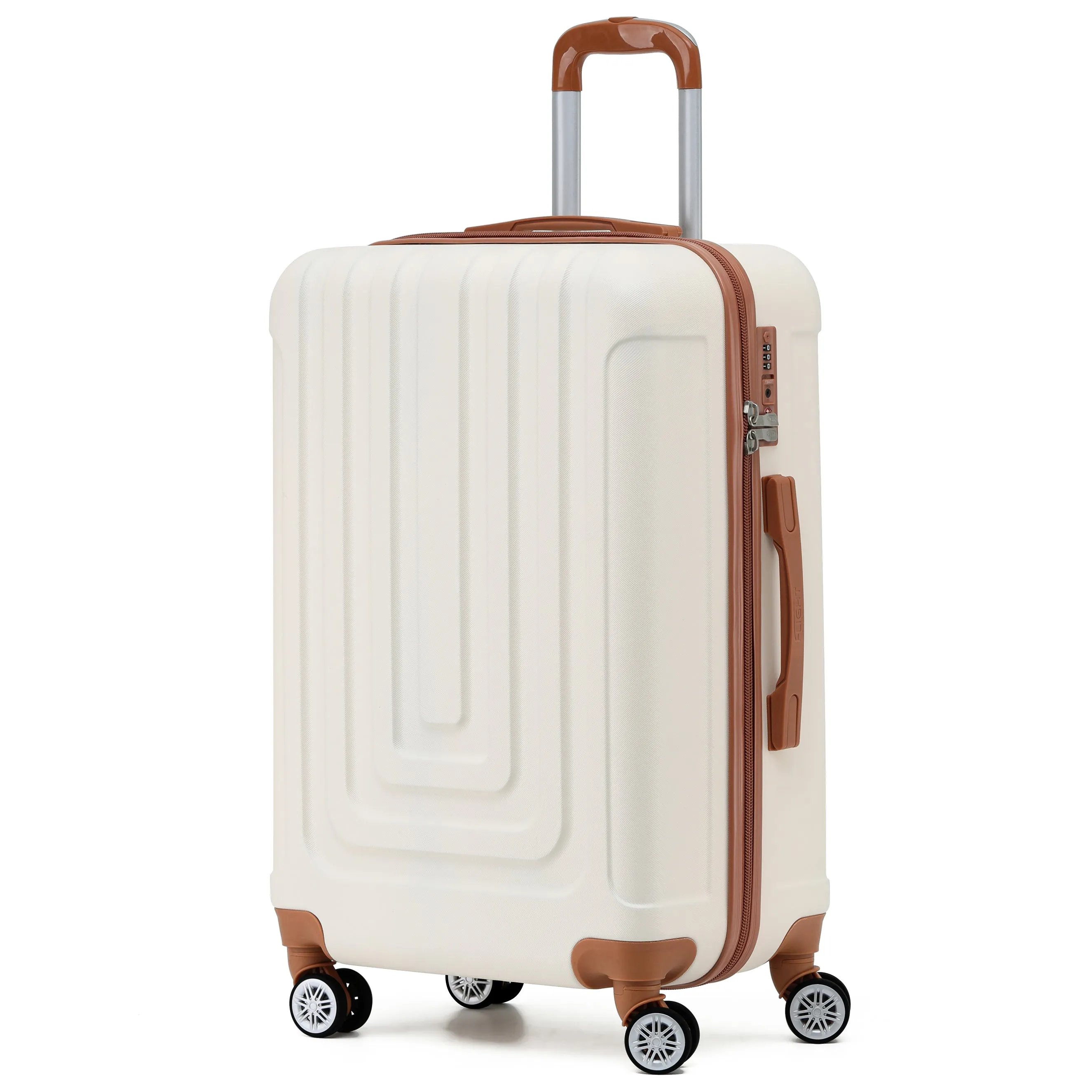 8 Wheel Premium Travel Suitcase TSA Lock Highly Durable 100  Airline Approved