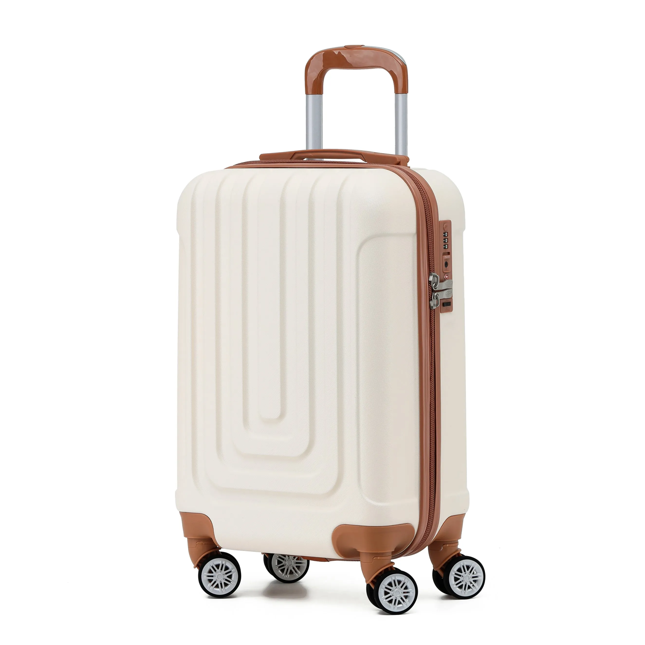 8 Wheel Premium Travel Suitcase TSA Lock Highly Durable 100  Airline Approved