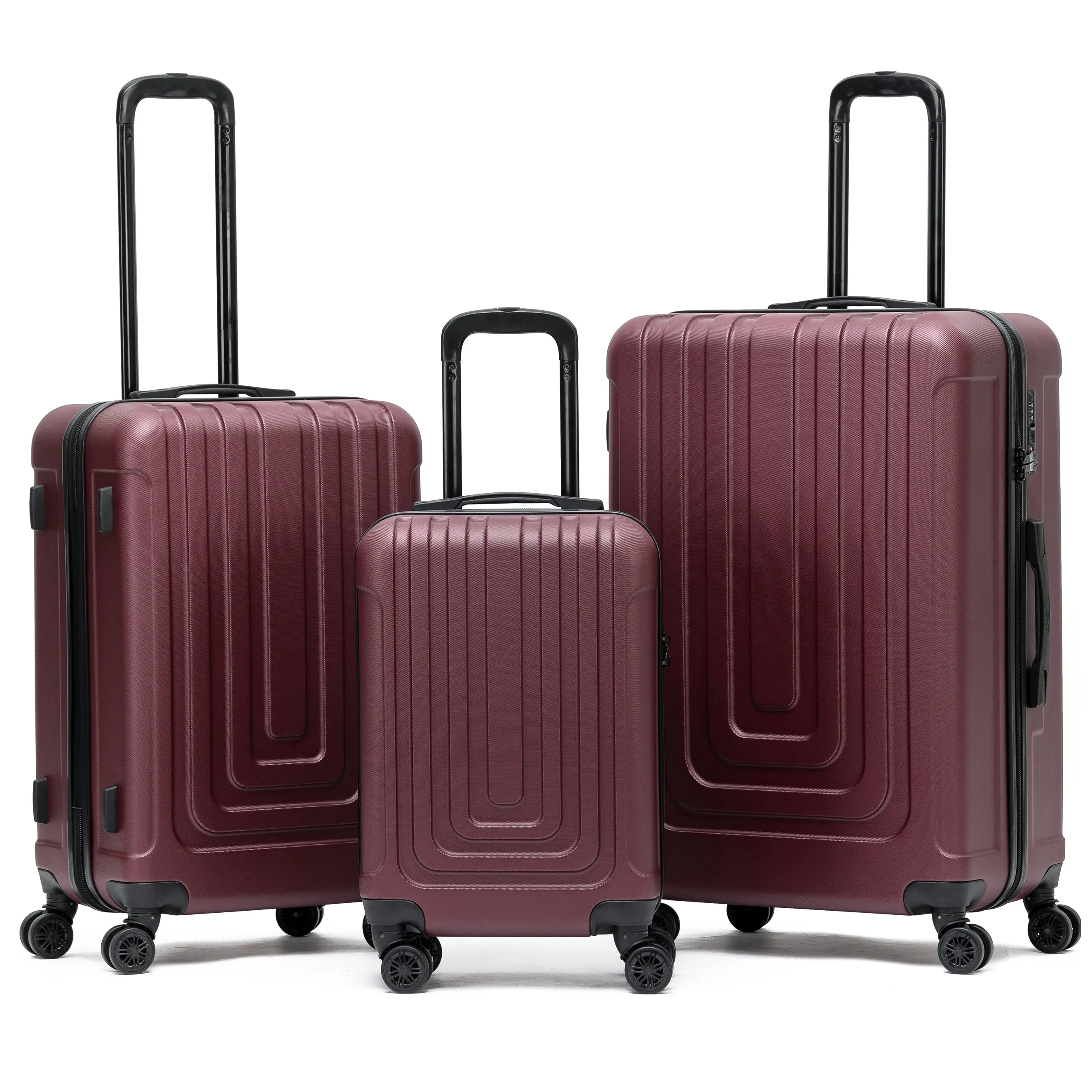 8 Wheel Premium Travel Suitcase TSA Lock Highly Durable 100  Airline Approved