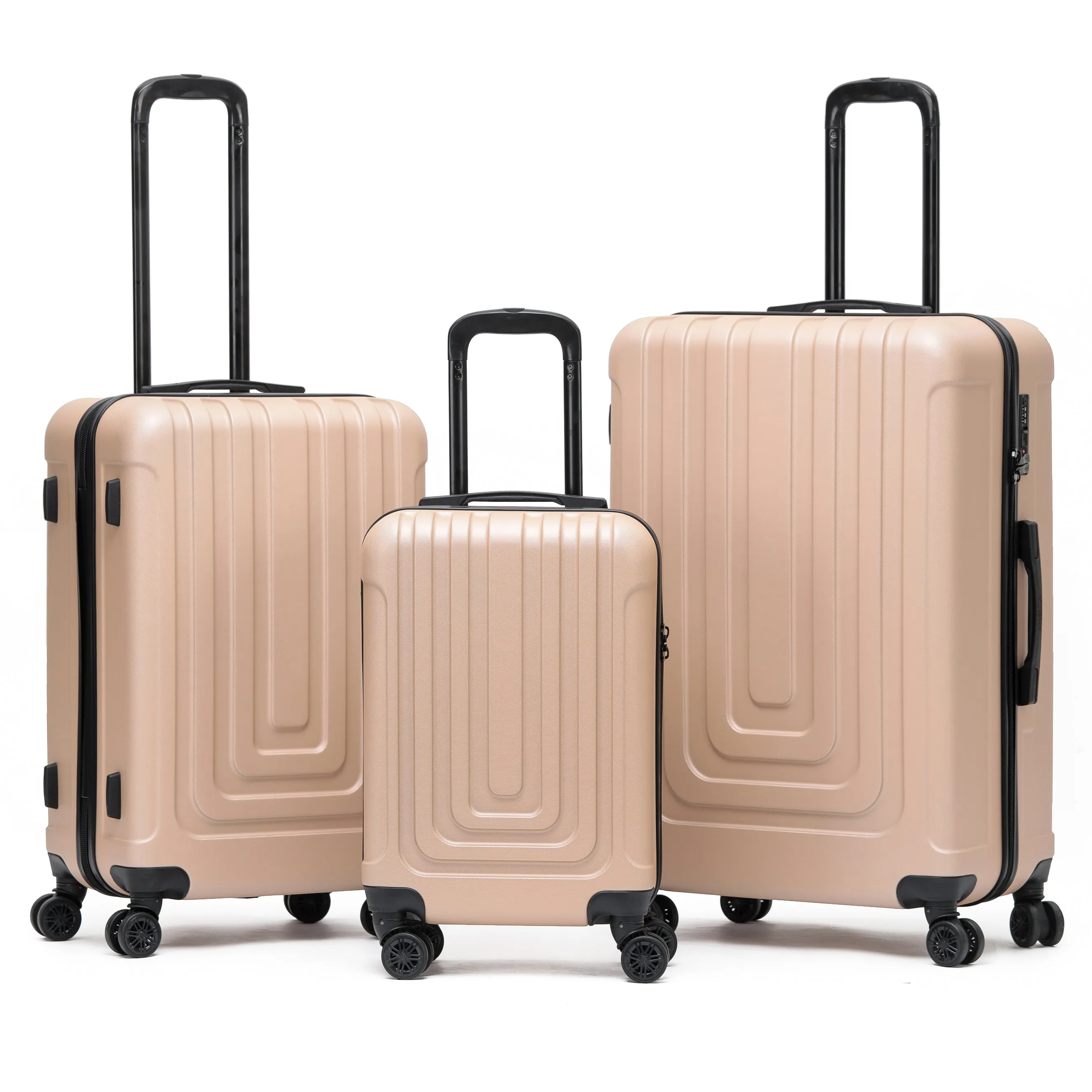 8 Wheel Premium Travel Suitcase TSA Lock Highly Durable 100  Airline Approved