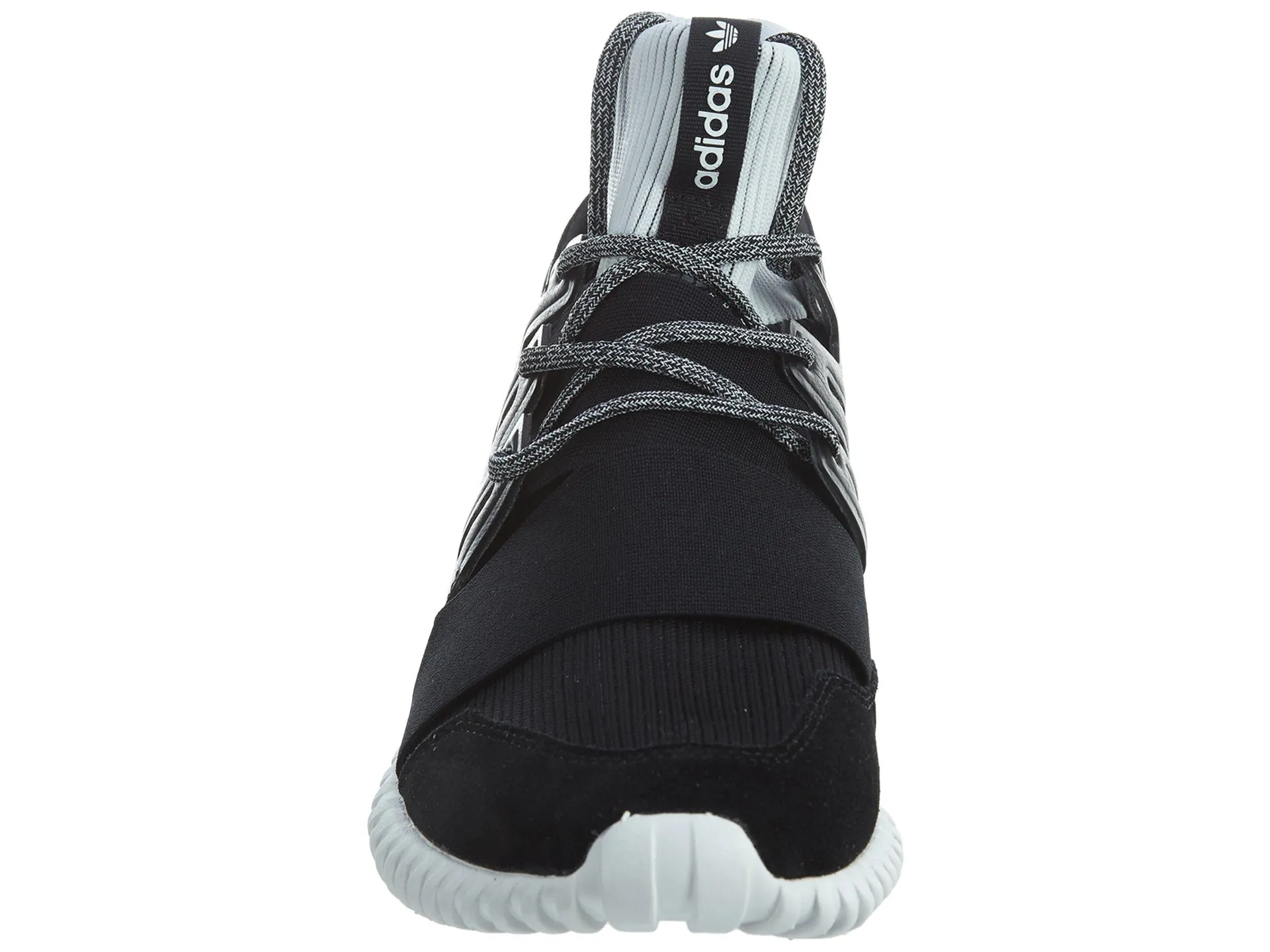 Adidas Tubular Doom Mens BA7555 Black White TwoTone Knit Mens Style :BA7555