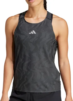 adidas Ultimate Engineered ClimaCool  Womens Running Vest Tank Top - Black