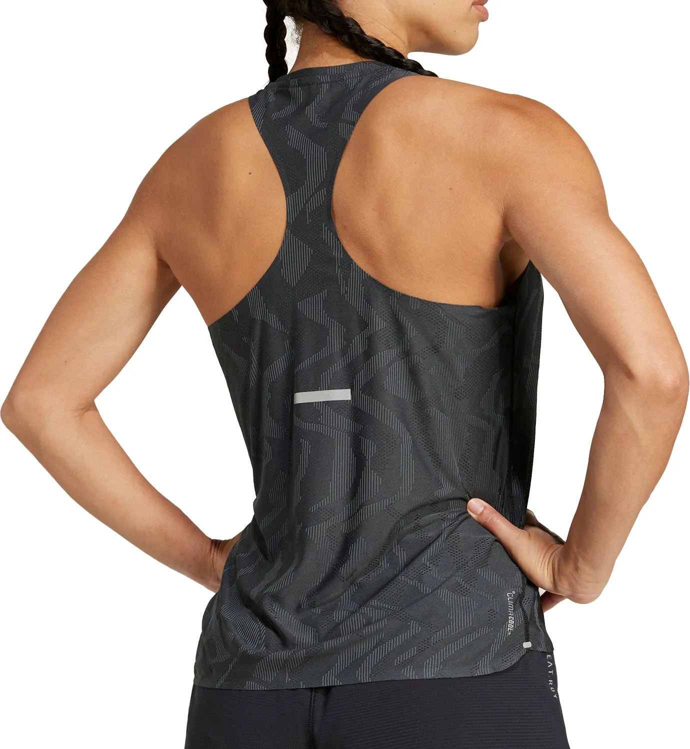 adidas Ultimate Engineered ClimaCool  Womens Running Vest Tank Top - Black