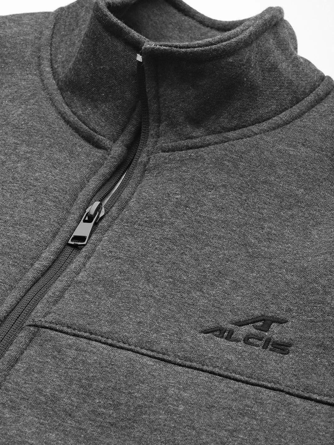 Alcis Men Charcoal Running Sporty Jacket