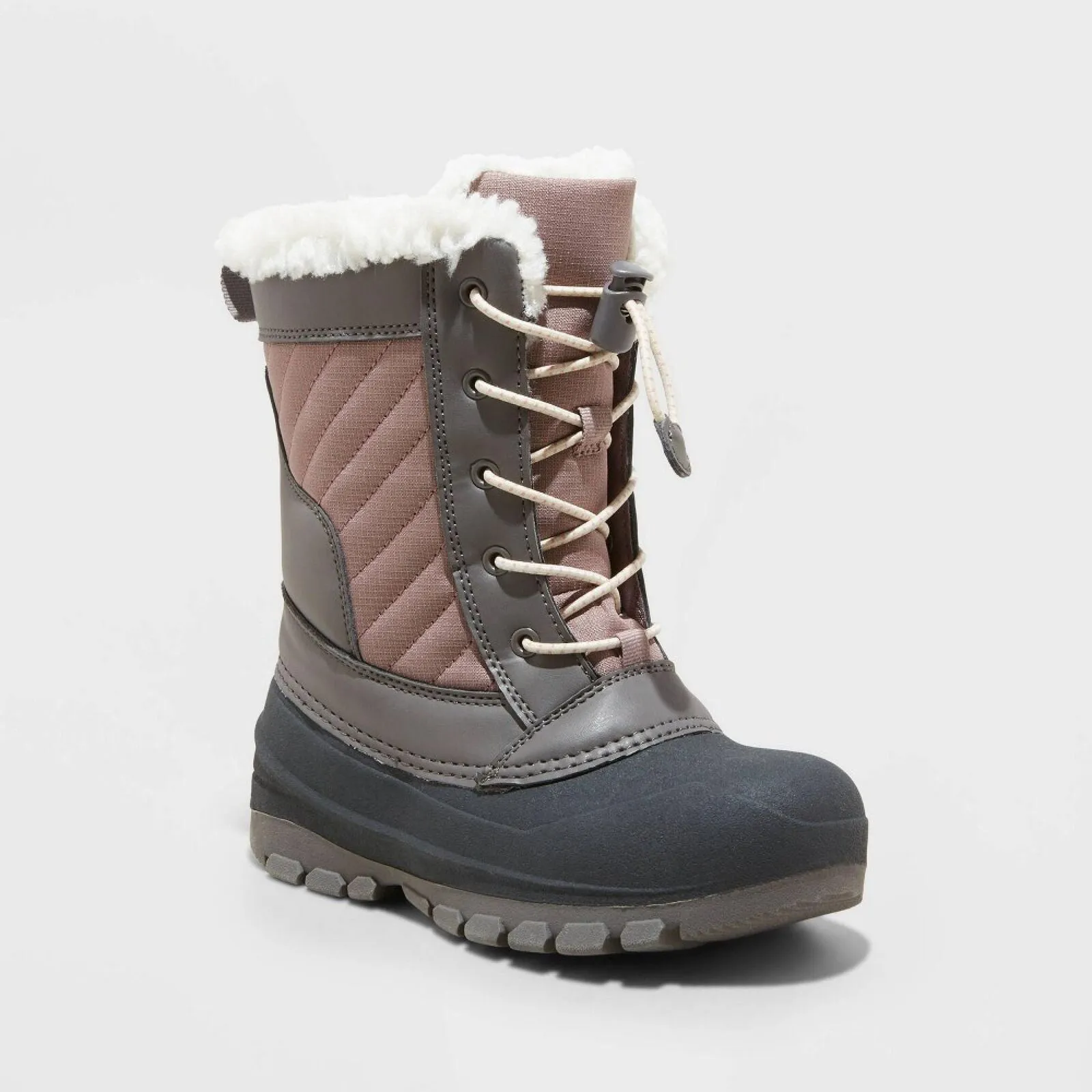 All In Motion Girls Skylar Winter Boots 88236452 Blush Brown 13