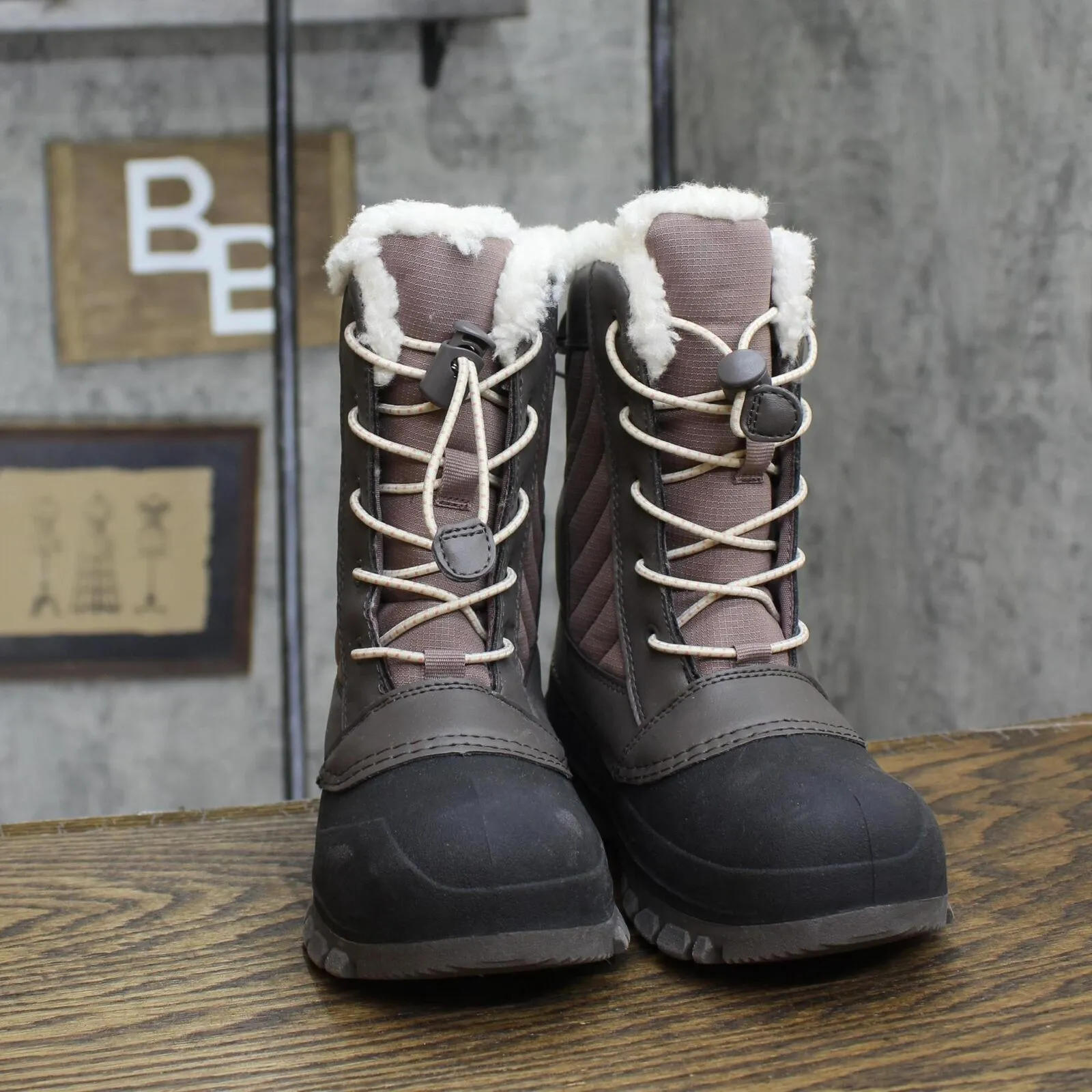 All In Motion Girls Skylar Winter Boots 88236452 Blush Brown 13