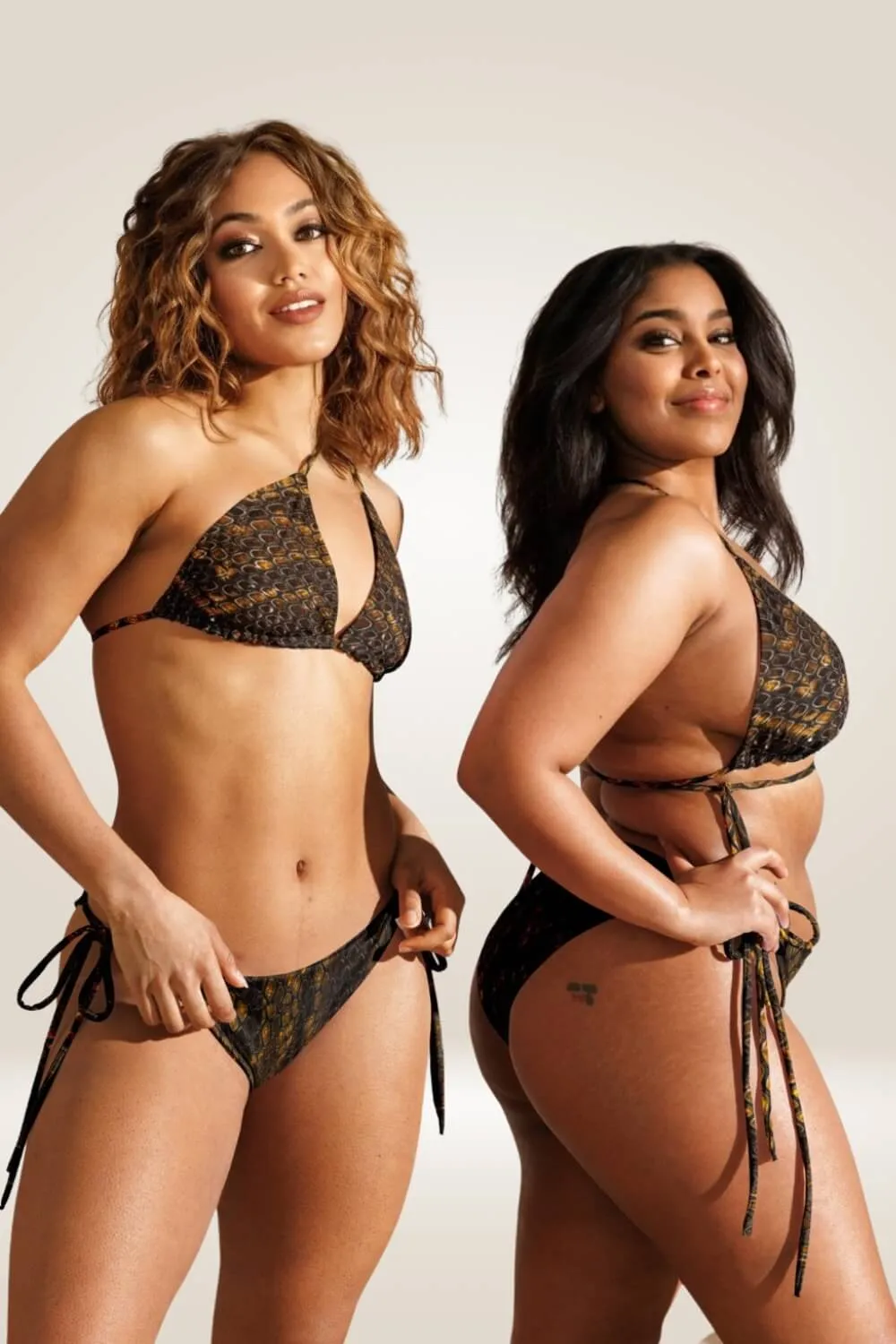 Animal Print Recycled Plus Size Bikini