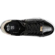 ARA REI LOW BLACK PATENT LEATHER SNEAKER