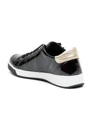 ARA REI LOW BLACK PATENT LEATHER SNEAKER