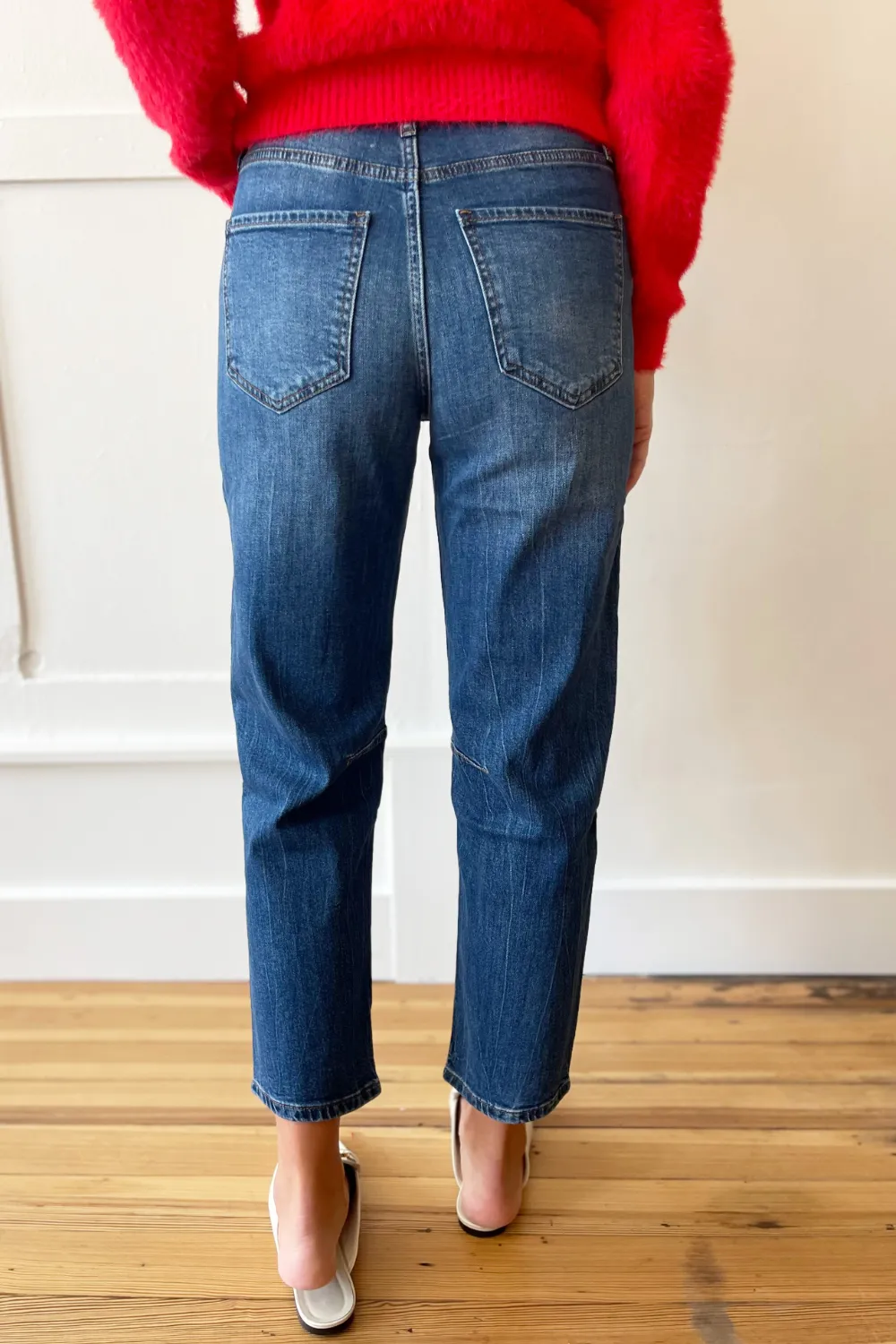 Ashley High Rise Slouchy Barrel Straight Leg
