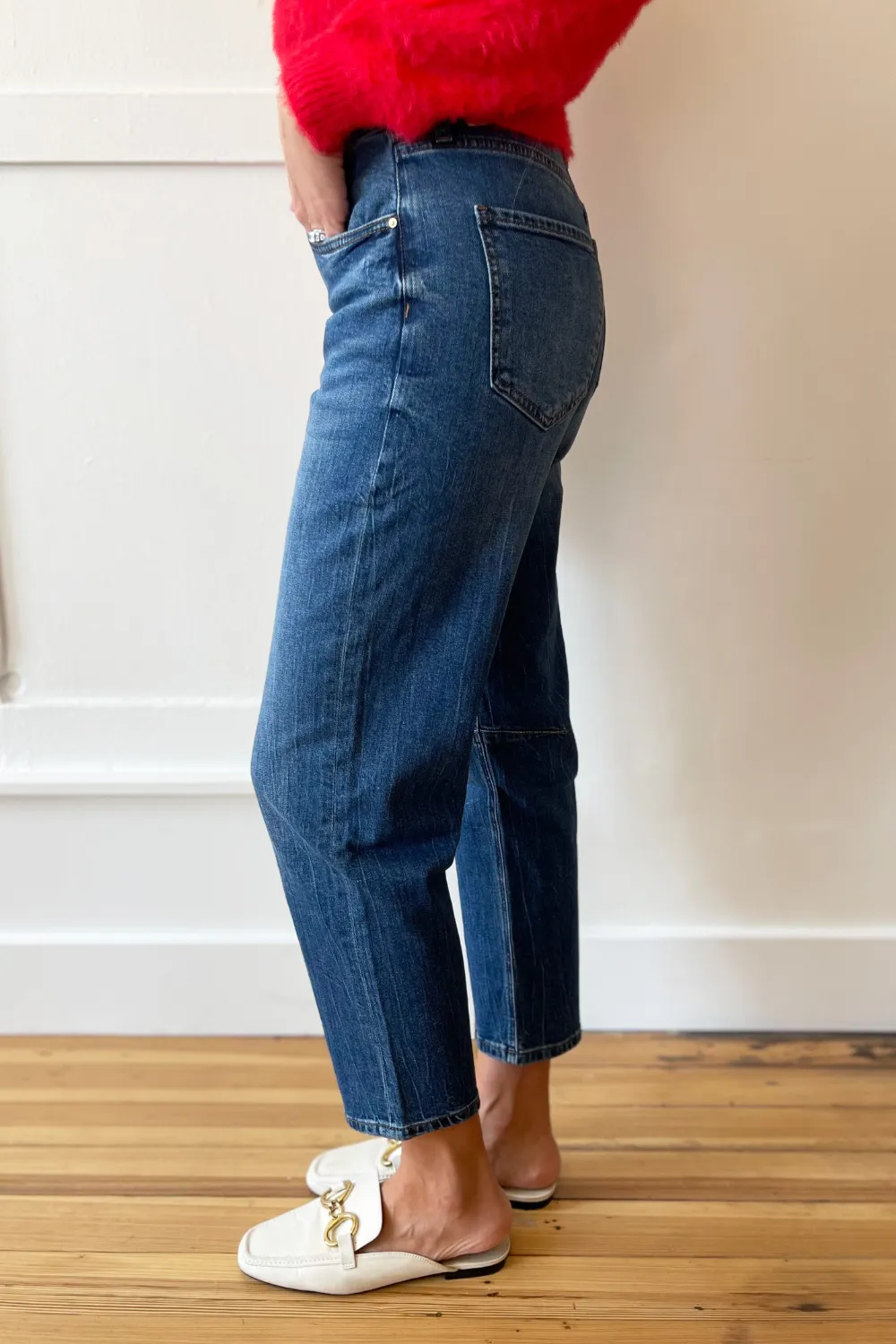 Ashley High Rise Slouchy Barrel Straight Leg