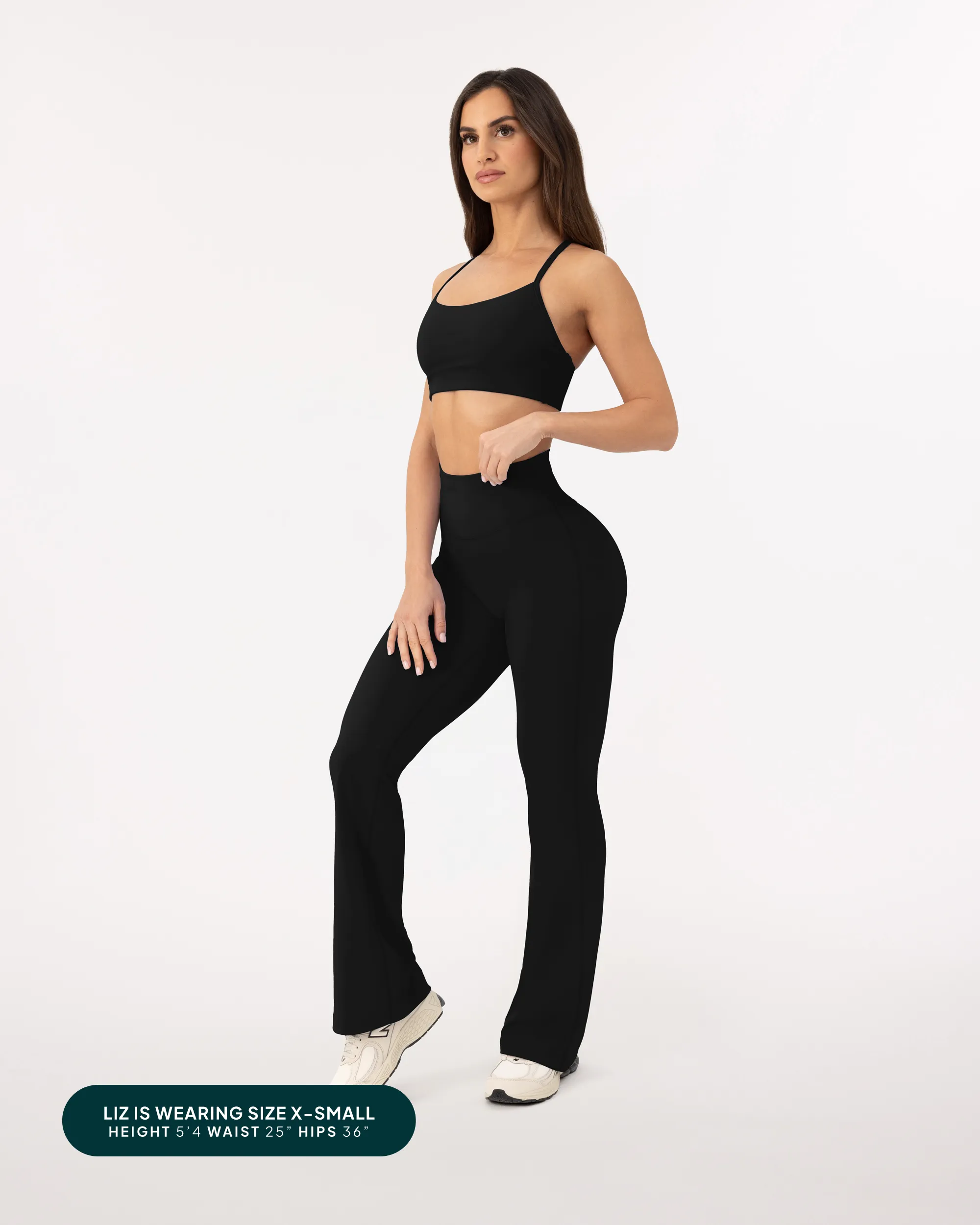 Athleisure Full Length Flared Leggings