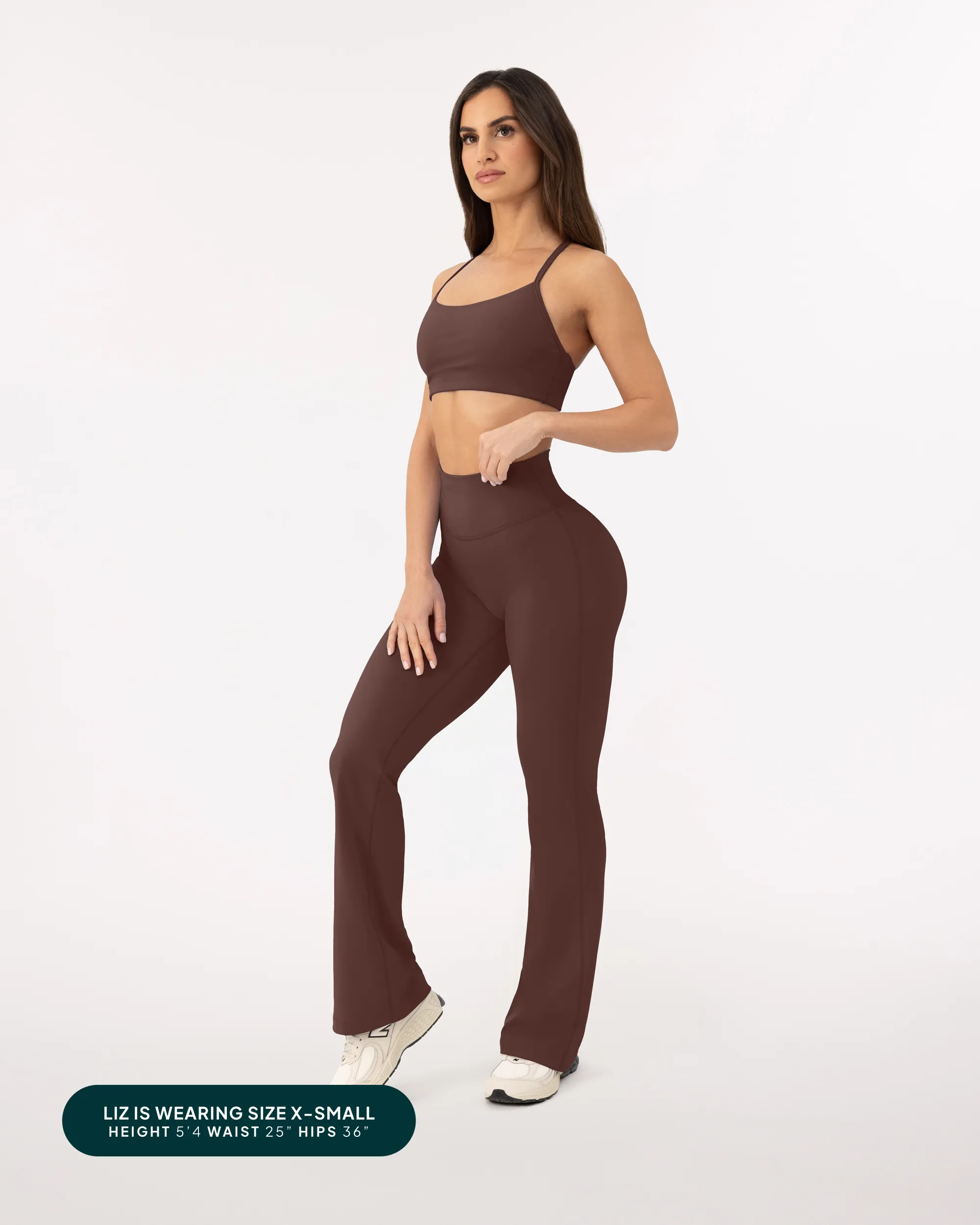 Athleisure Full Length Flared Leggings