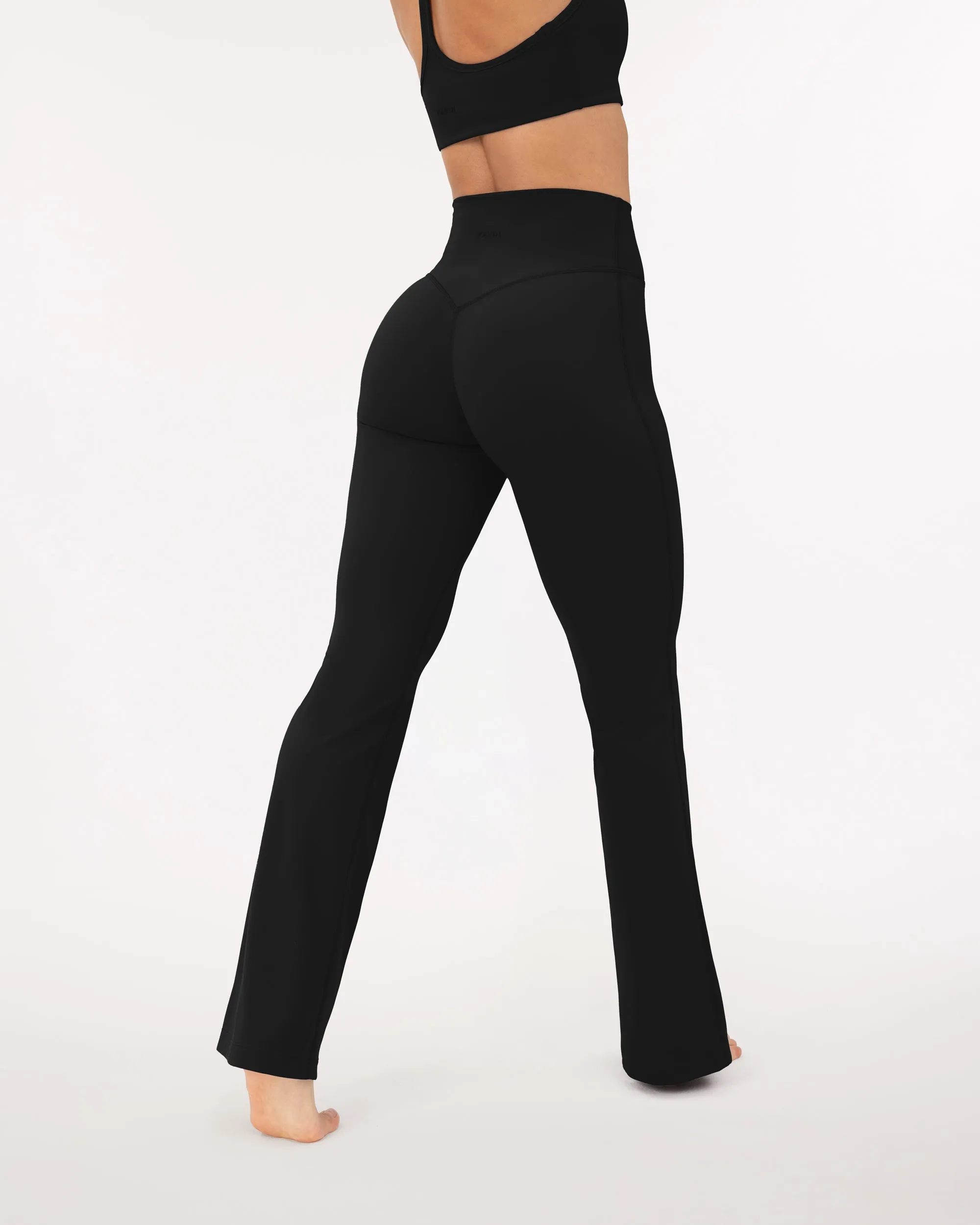 Athleisure Full Length Flared Leggings