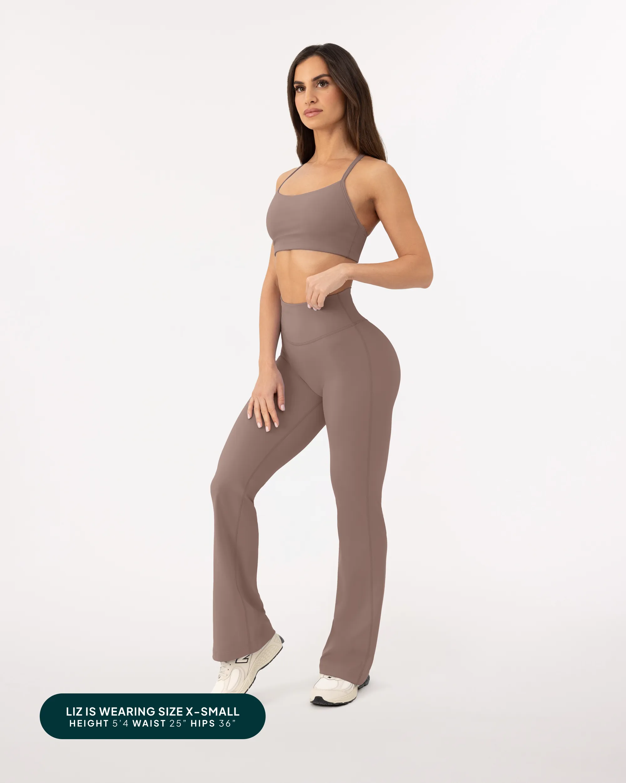 Athleisure Full Length Flared Leggings