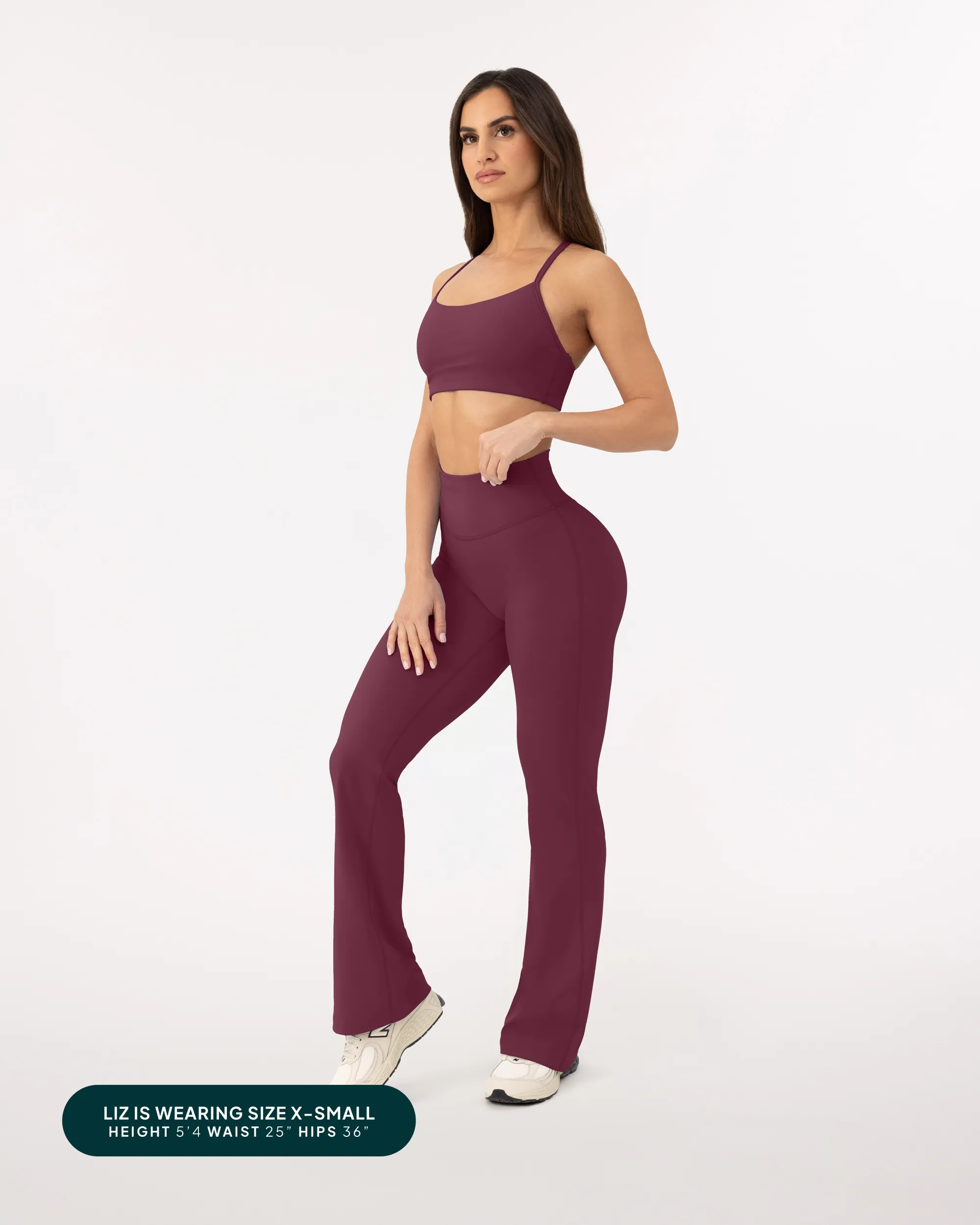 Athleisure Full Length Flared Leggings