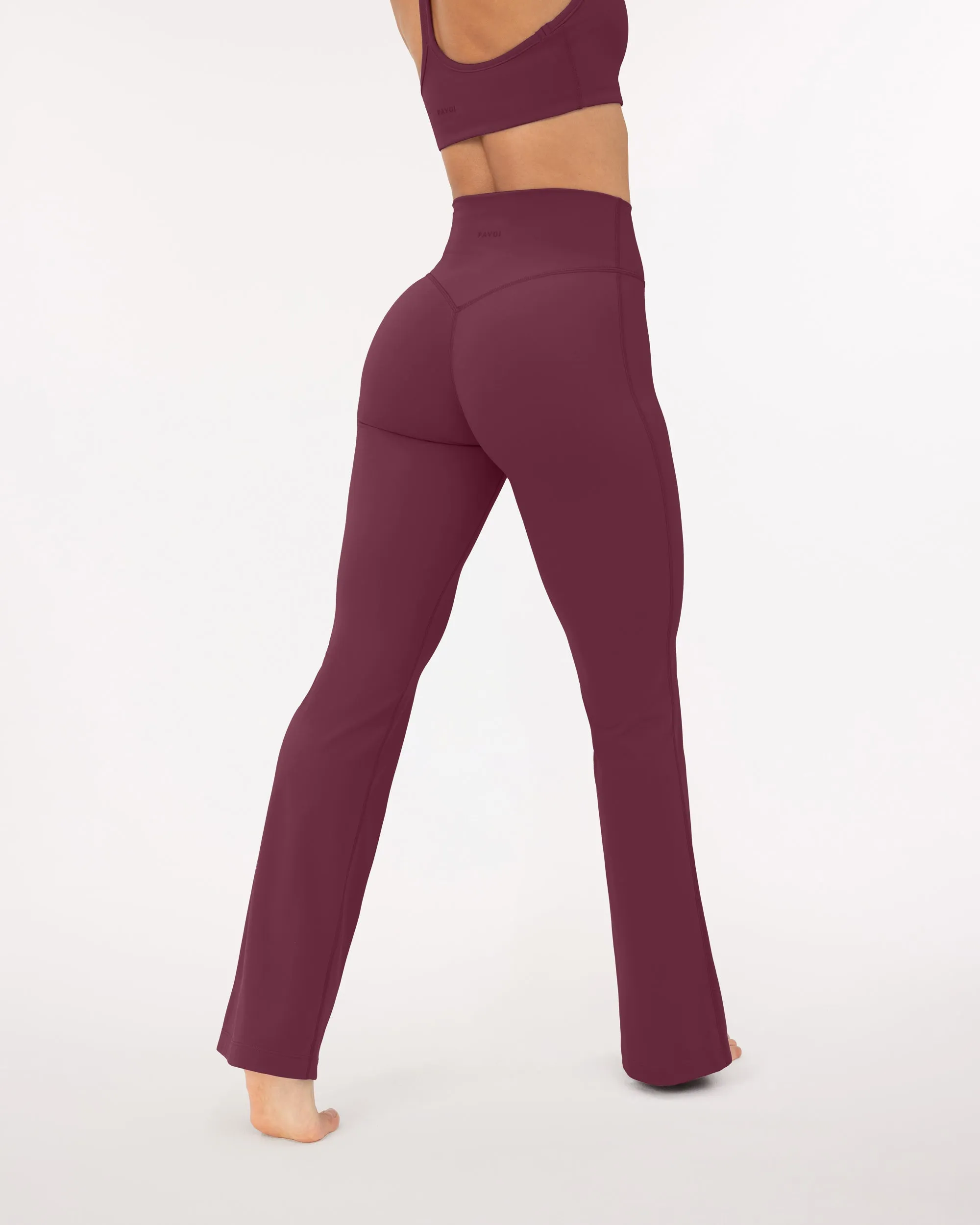Athleisure Full Length Flared Leggings