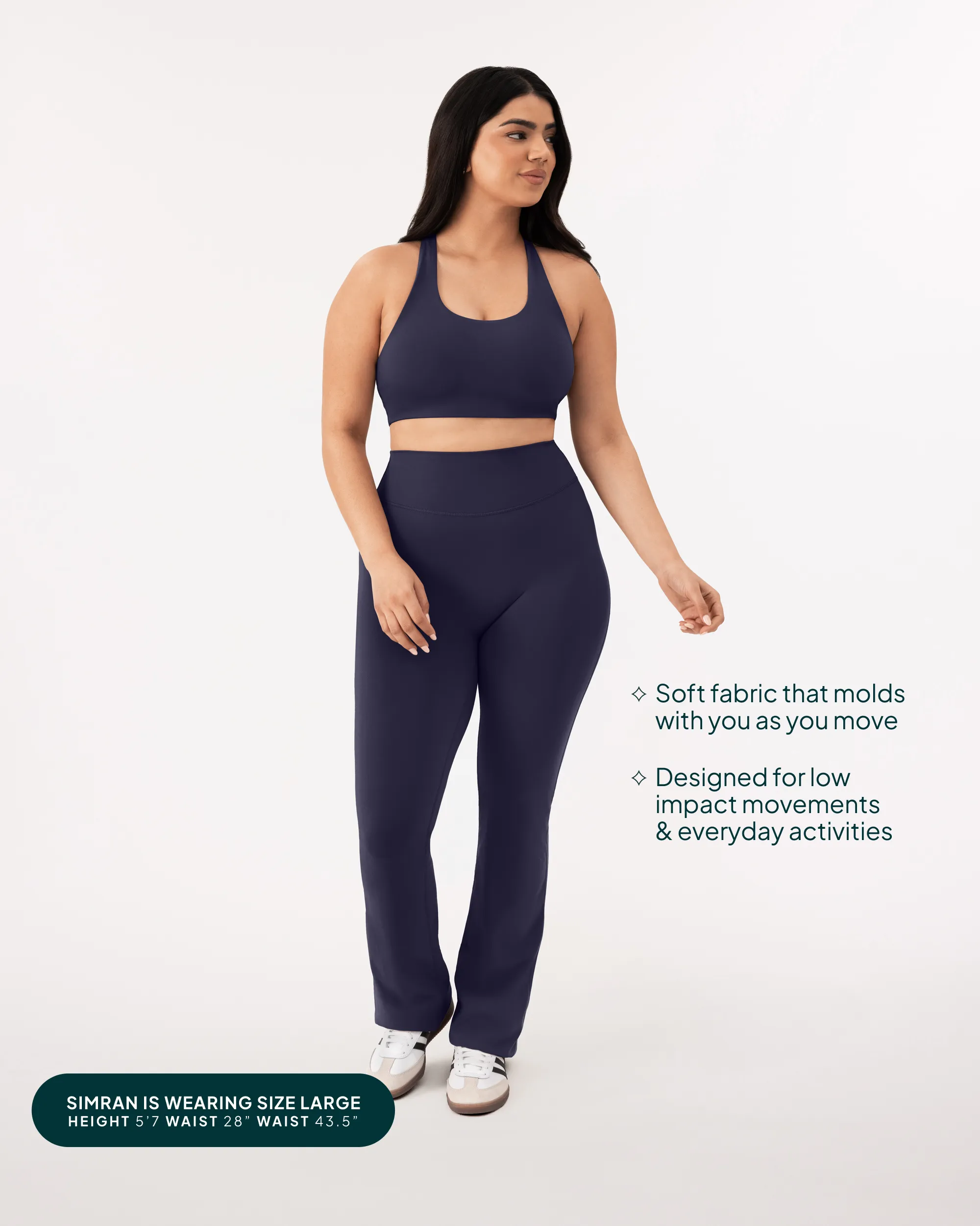 Athleisure Full Length Flared Leggings