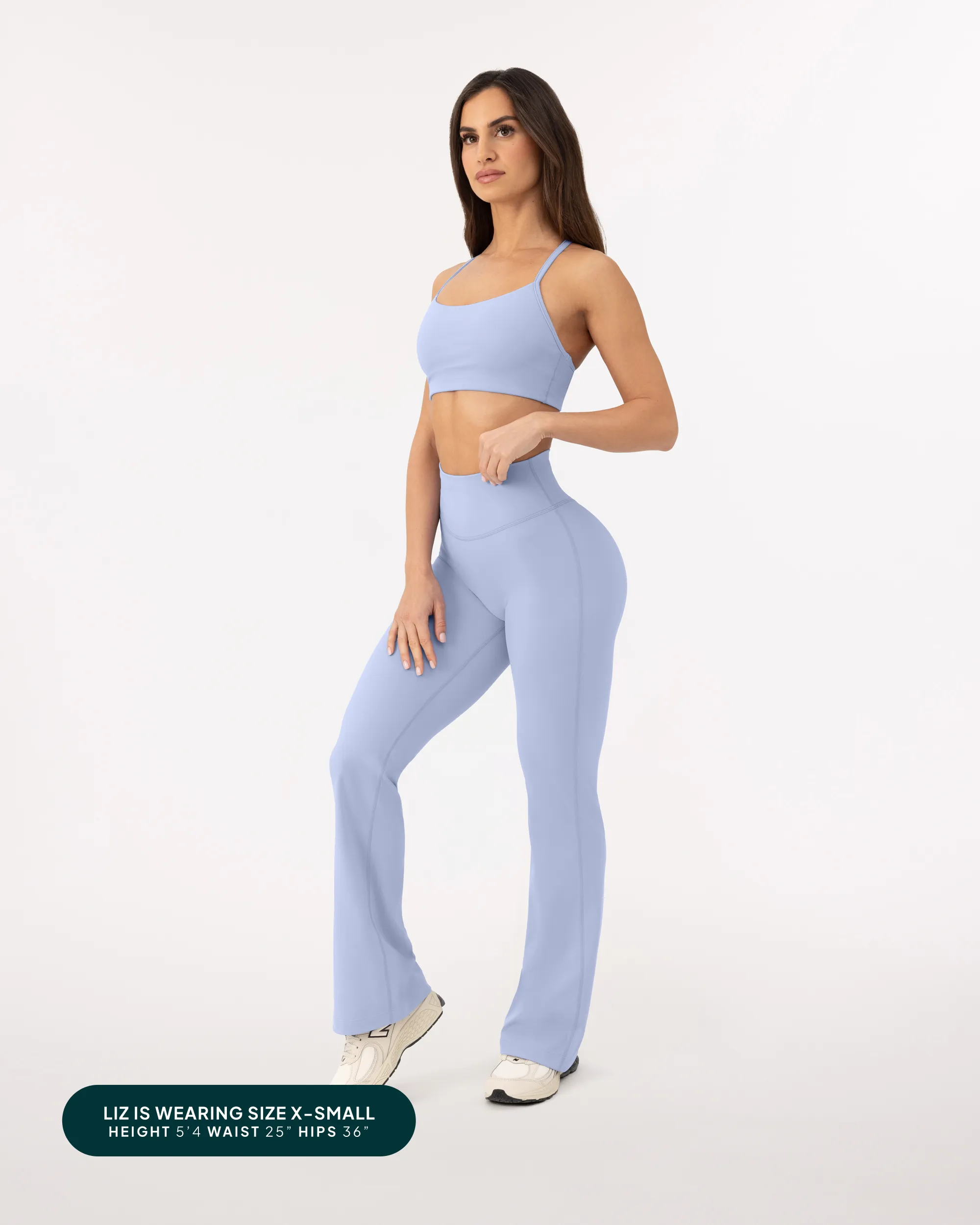 Athleisure Full Length Flared Leggings