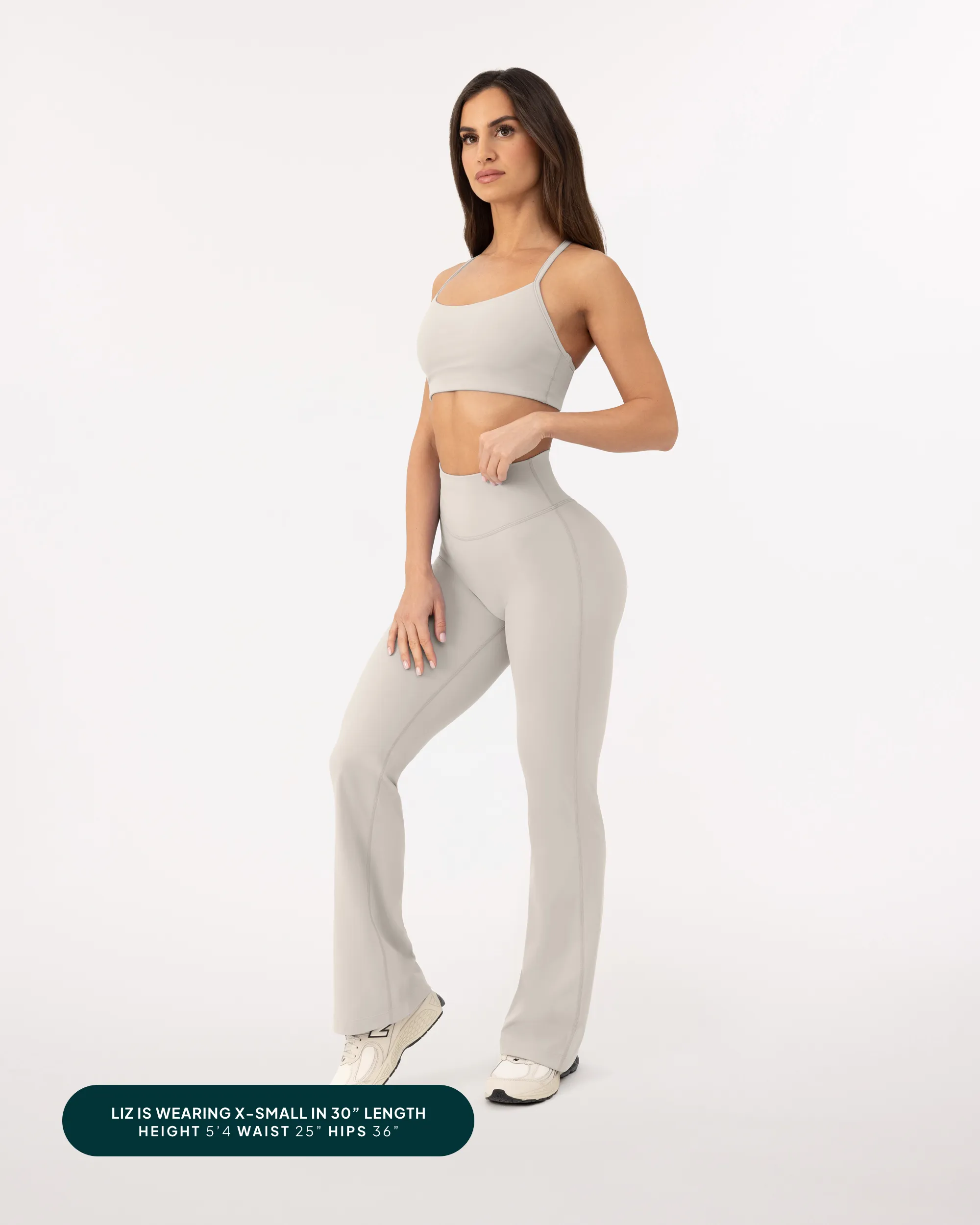 Athleisure Full Length Flared Leggings