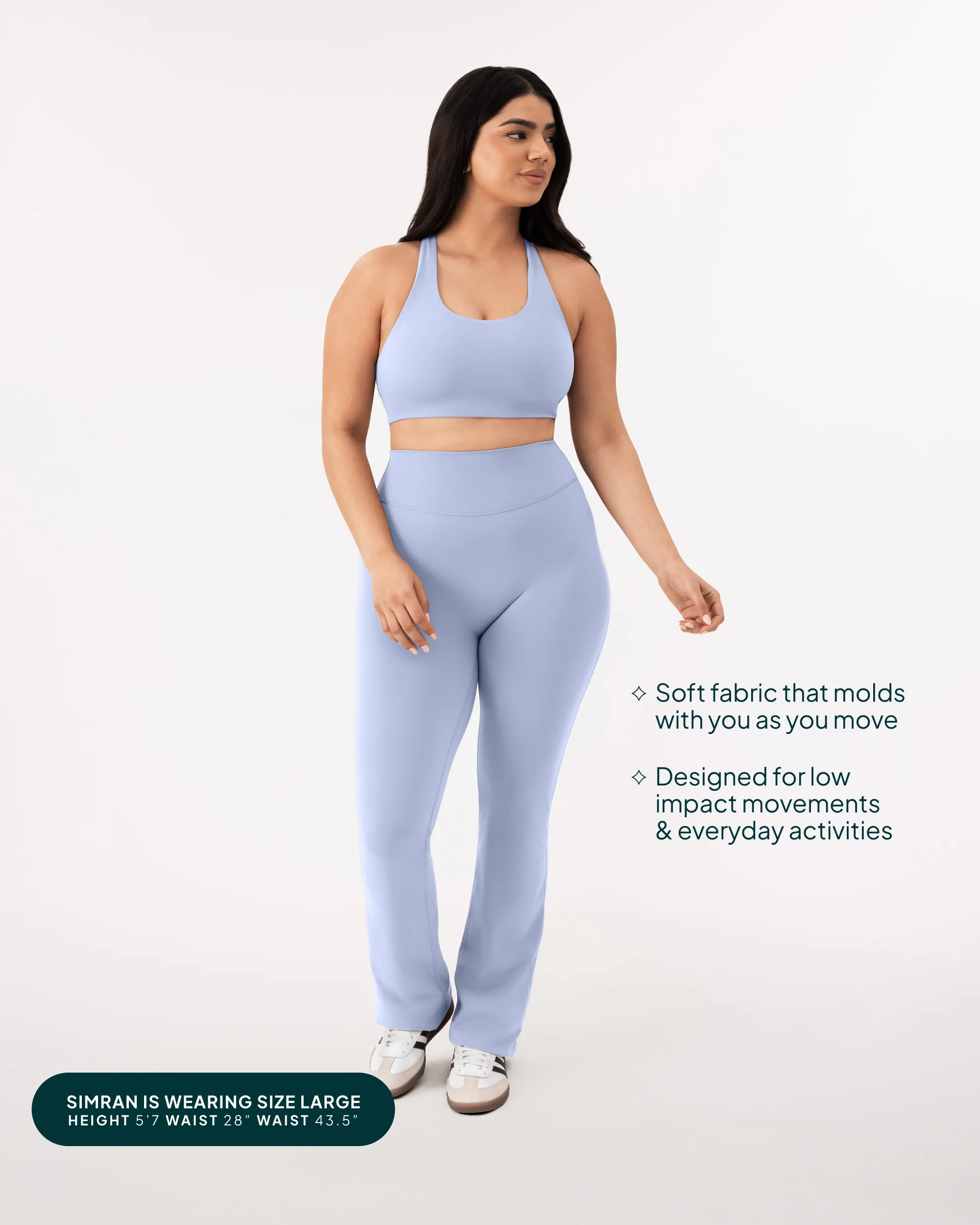 Athleisure Full Length Flared Leggings