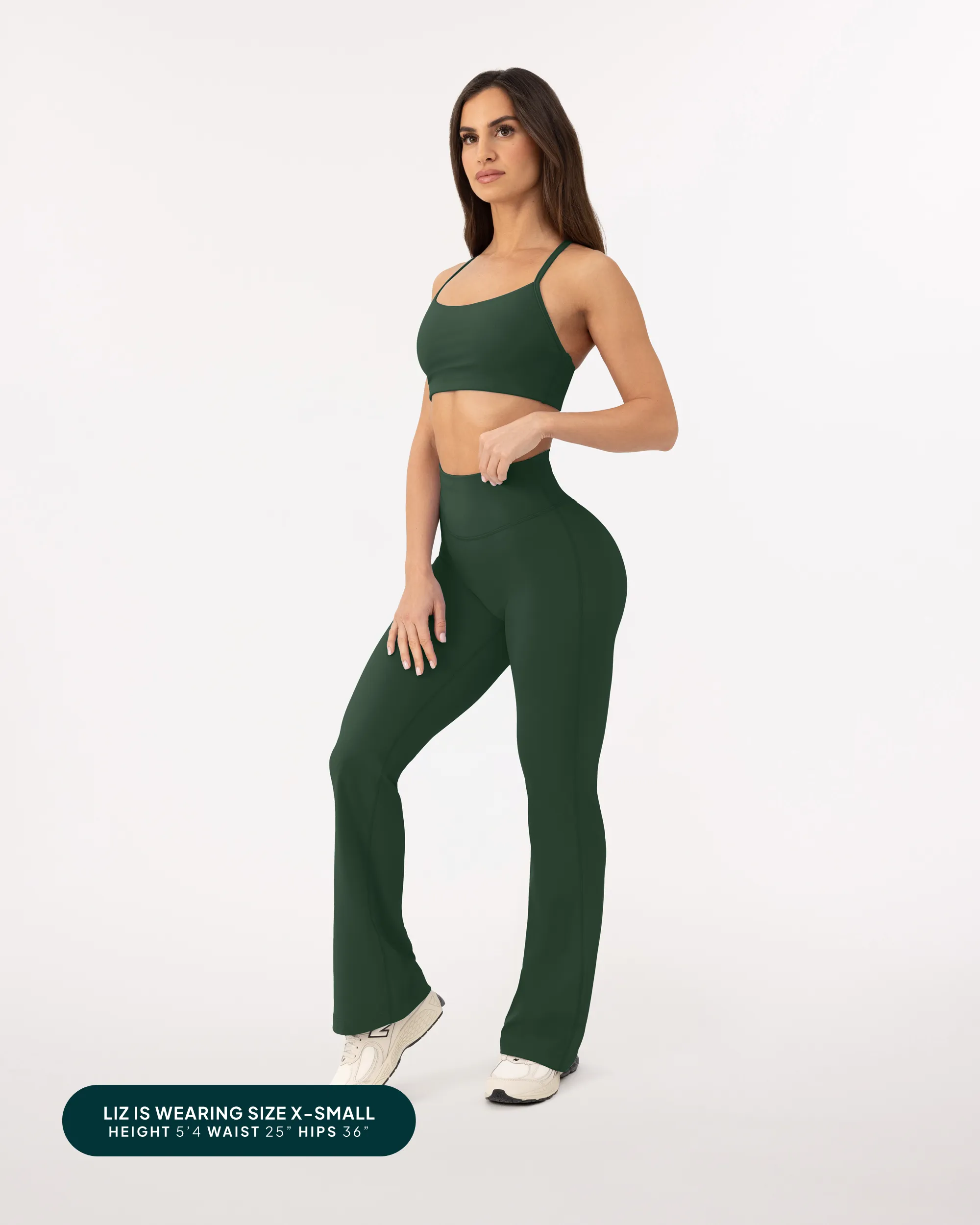 Athleisure Full Length Flared Leggings