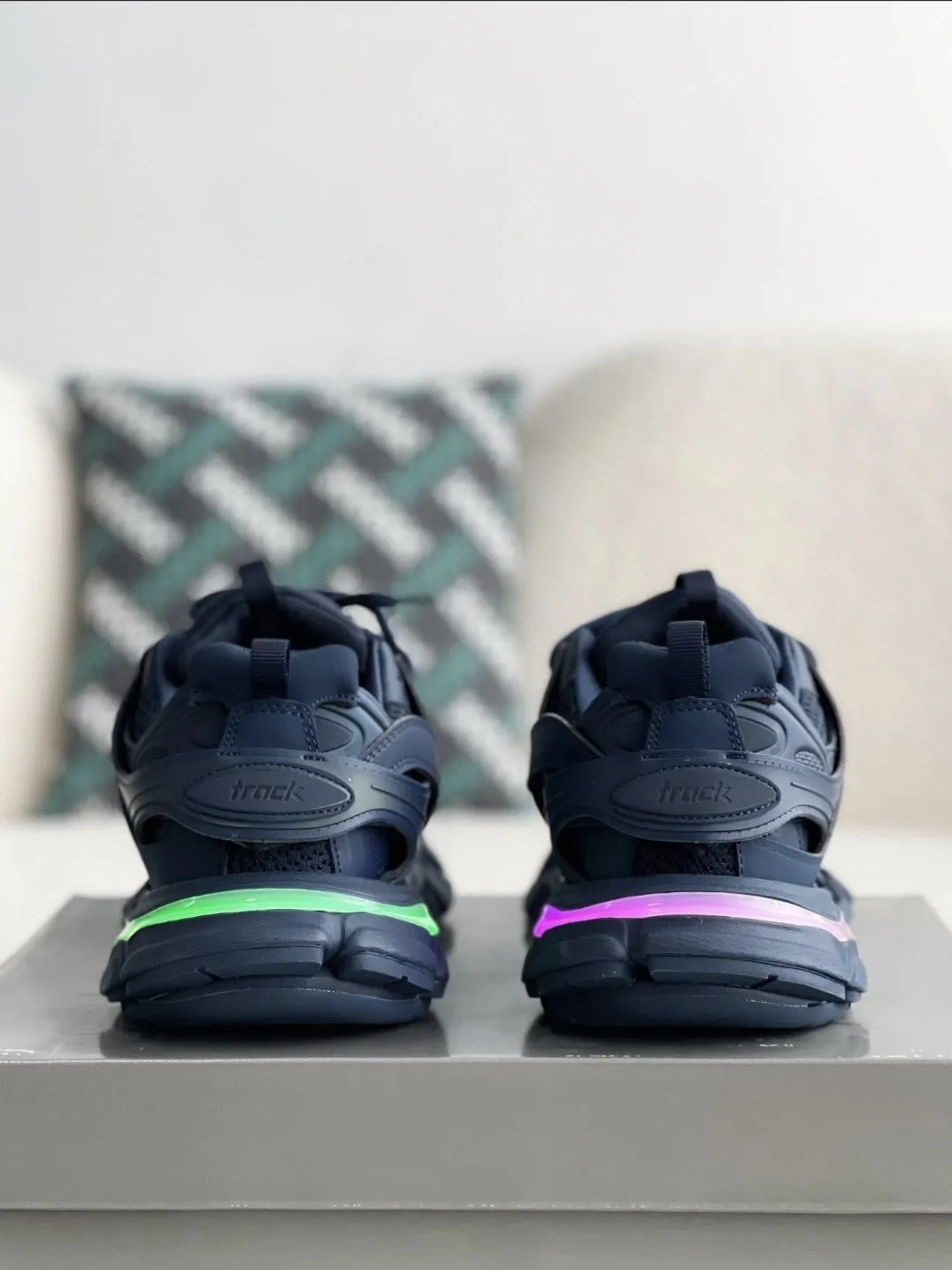Balenciaga Track.2 Navy Blue Sneaker