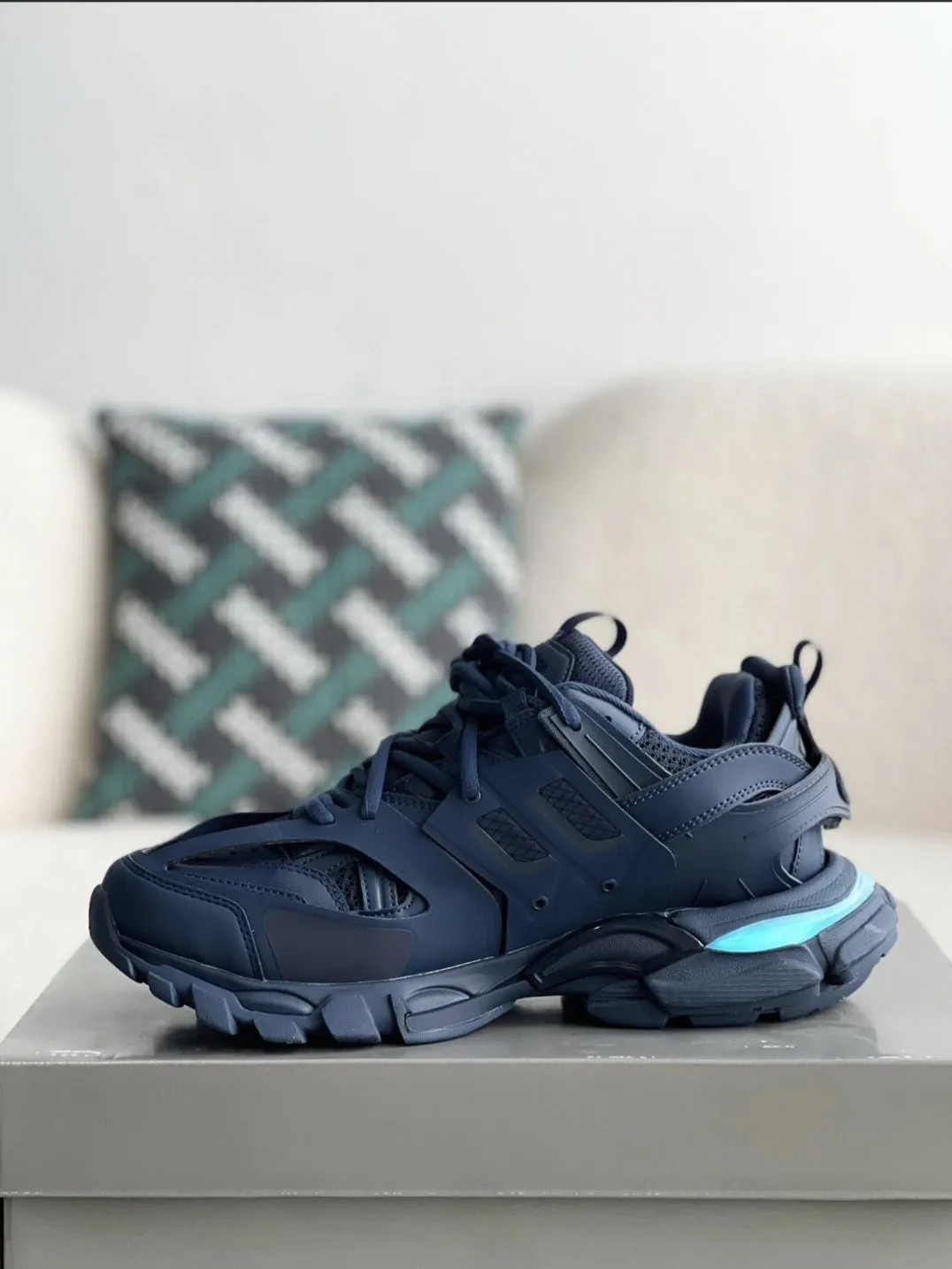 Balenciaga Track.2 Navy Blue Sneaker