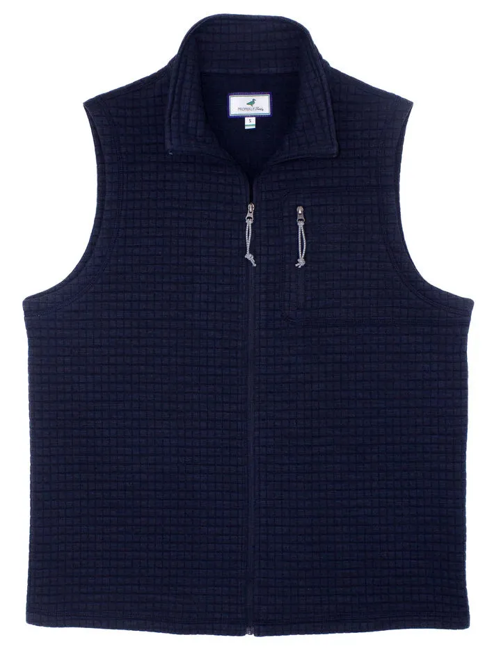 BOYS DELTA VEST - NAVY