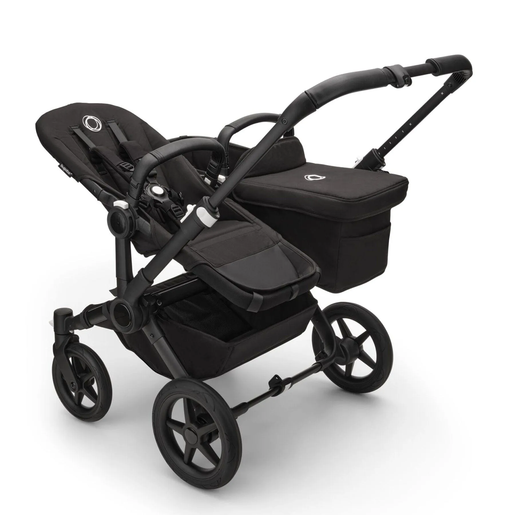Bugaboo Donkey 5 Duo Complete Turtle Travel System - Midnight Black