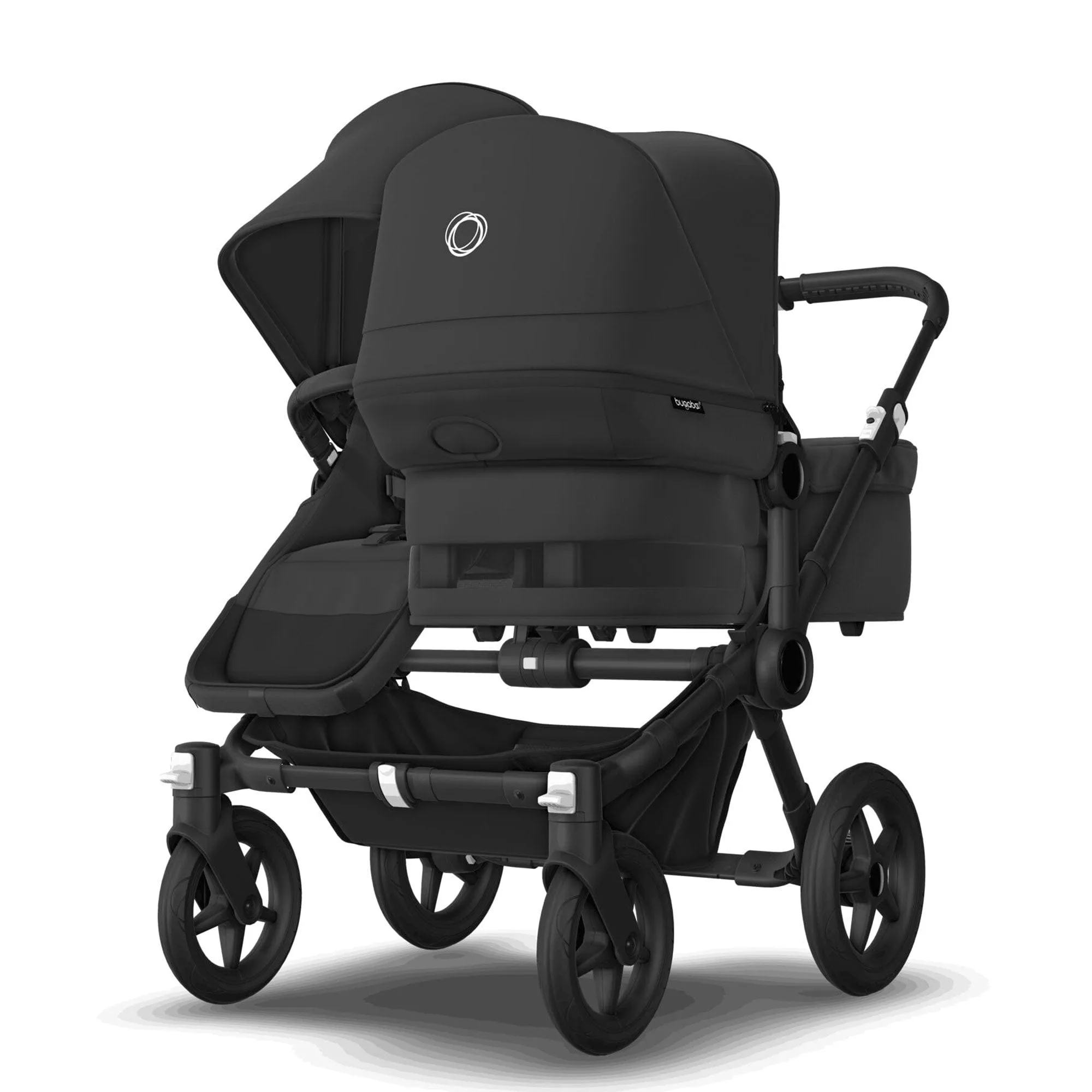 Bugaboo Donkey 5 Duo Complete Turtle Travel System - Midnight Black