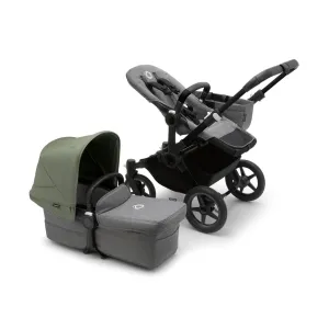 Bugaboo Donkey 5 Mono - Black/Grey Melange/Forest Green