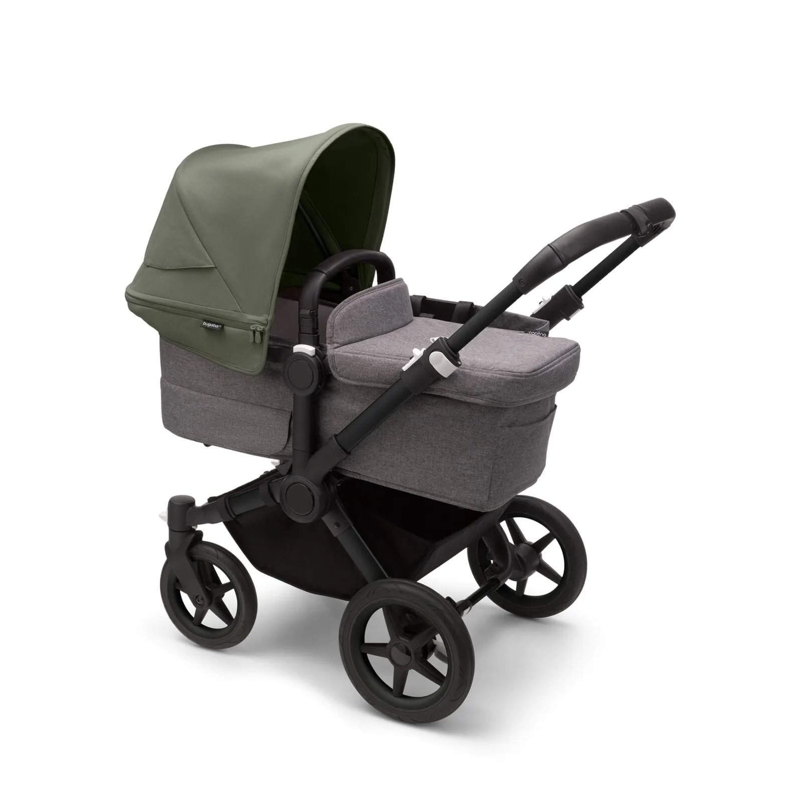Bugaboo Donkey 5 Mono - Black/Grey Melange/Forest Green