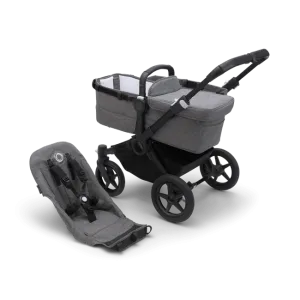 Bugaboo Donkey 5 Mono - Black/Grey Melange/Grey Melange