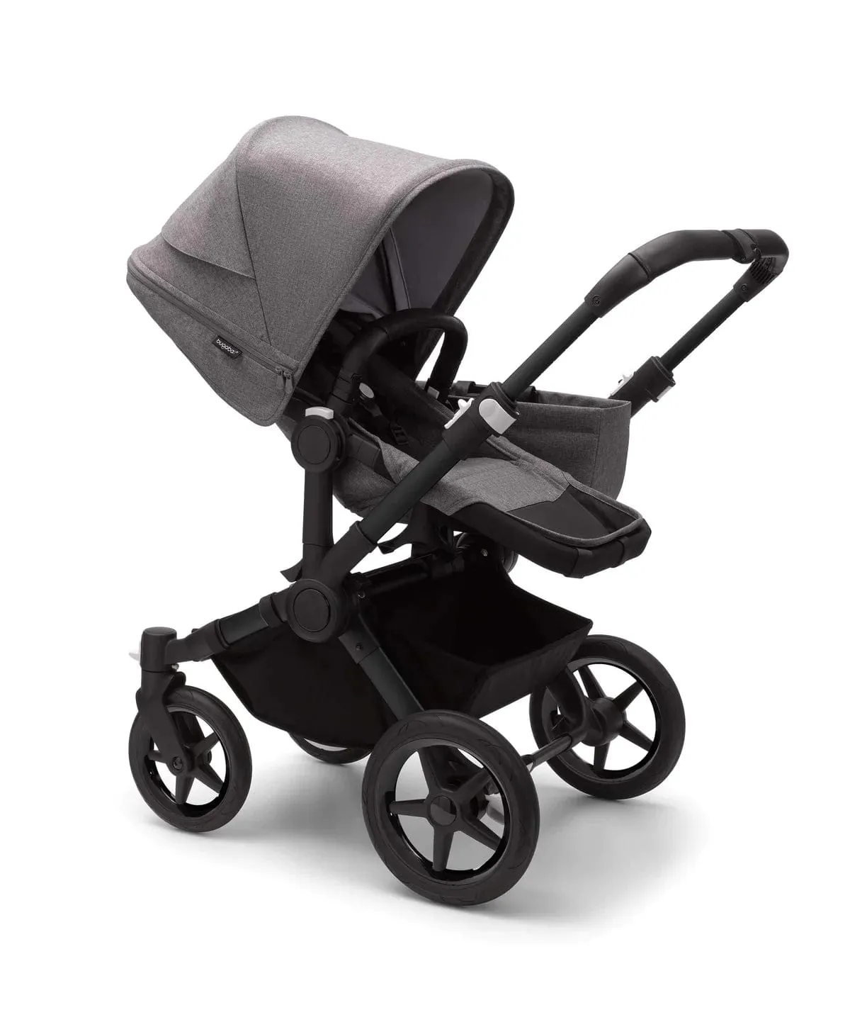 Bugaboo Donkey 5 Mono - Black/Grey Melange/Grey Melange
