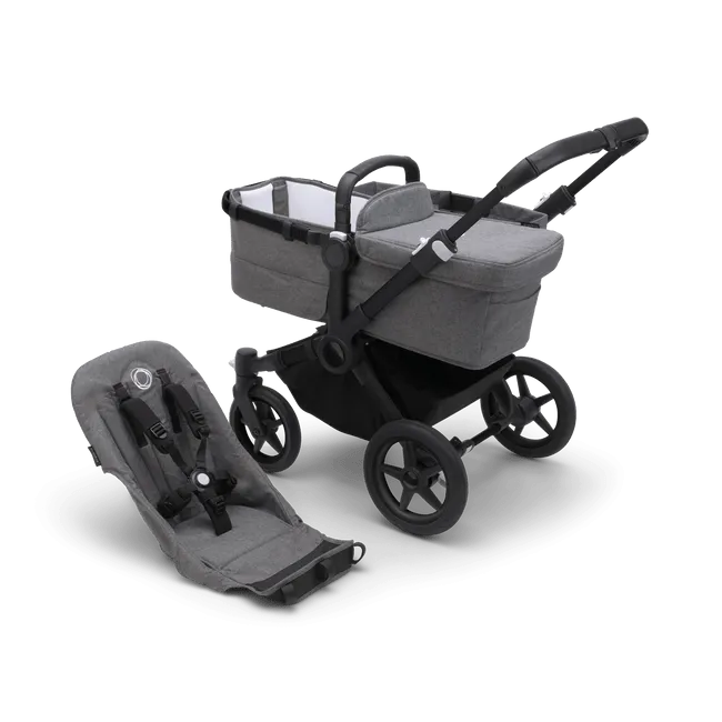 Bugaboo Donkey 5 Mono - Black/Grey Melange/Grey Melange