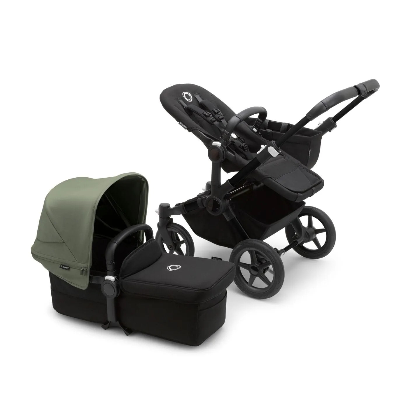 Bugaboo Donkey 5 Mono - Black/Midnight Black/Forest Green
