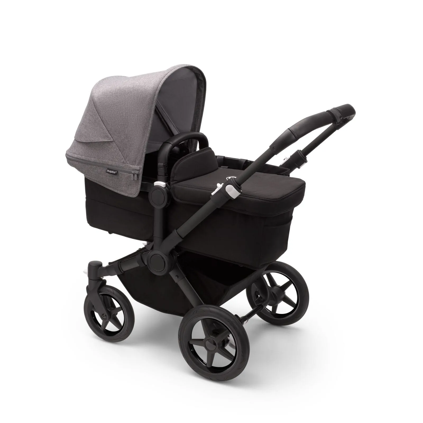 Bugaboo Donkey 5 Mono - Black/Midnight Black/Grey Melange
