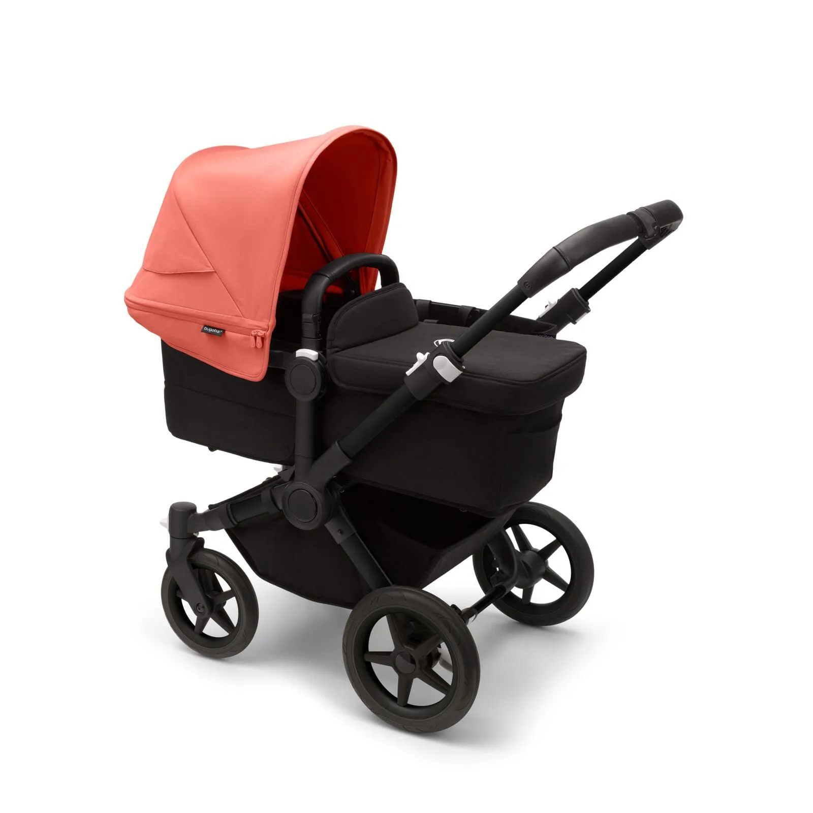 Bugaboo Donkey 5 Mono - Black/Midnight Black/Sunrise Red