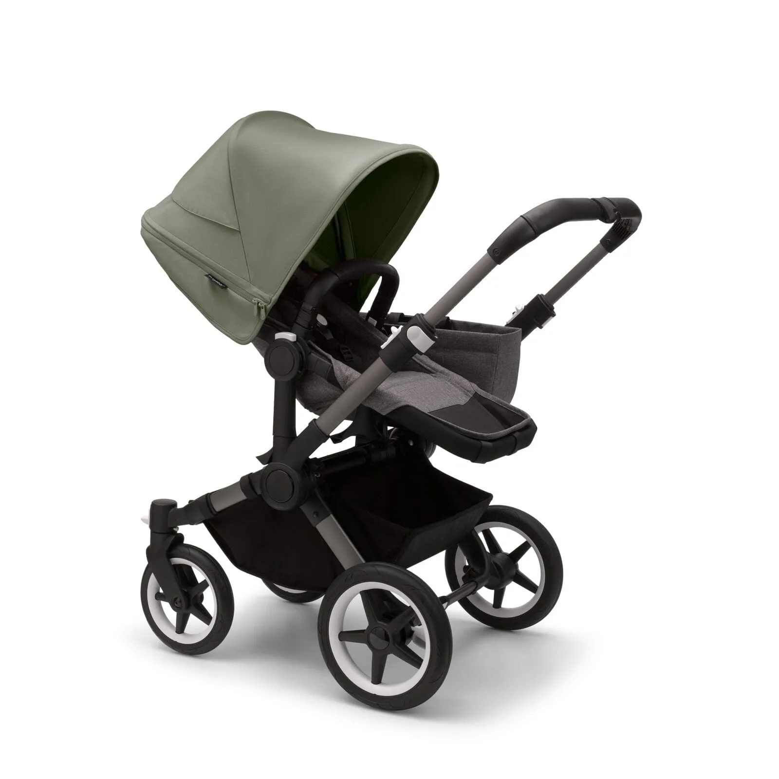 Bugaboo Donkey 5 Mono - Graphite/Grey Melange/Forest Green