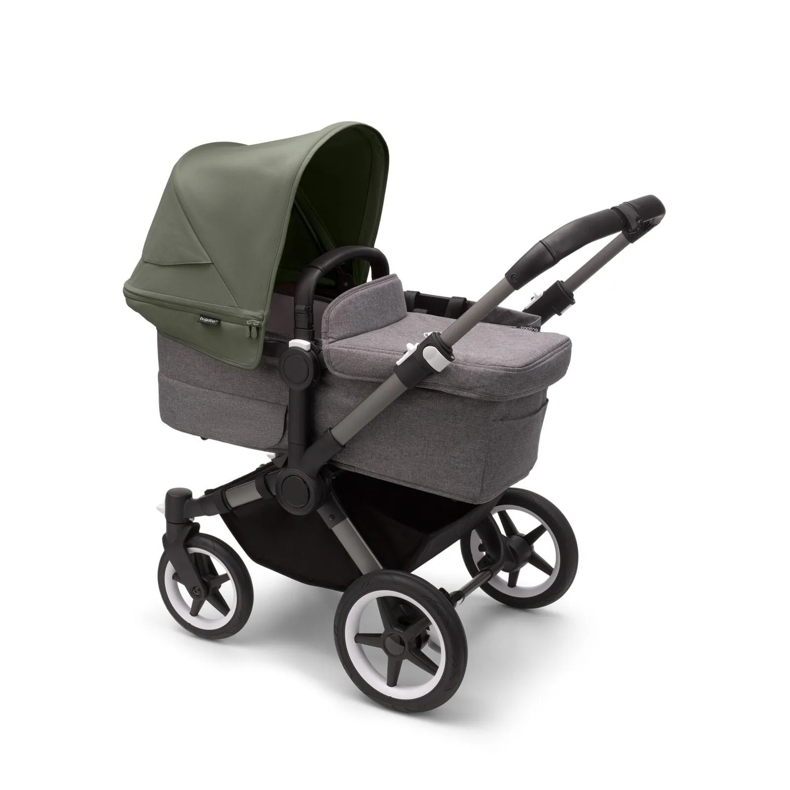 Bugaboo Donkey 5 Mono - Graphite/Grey Melange/Forest Green