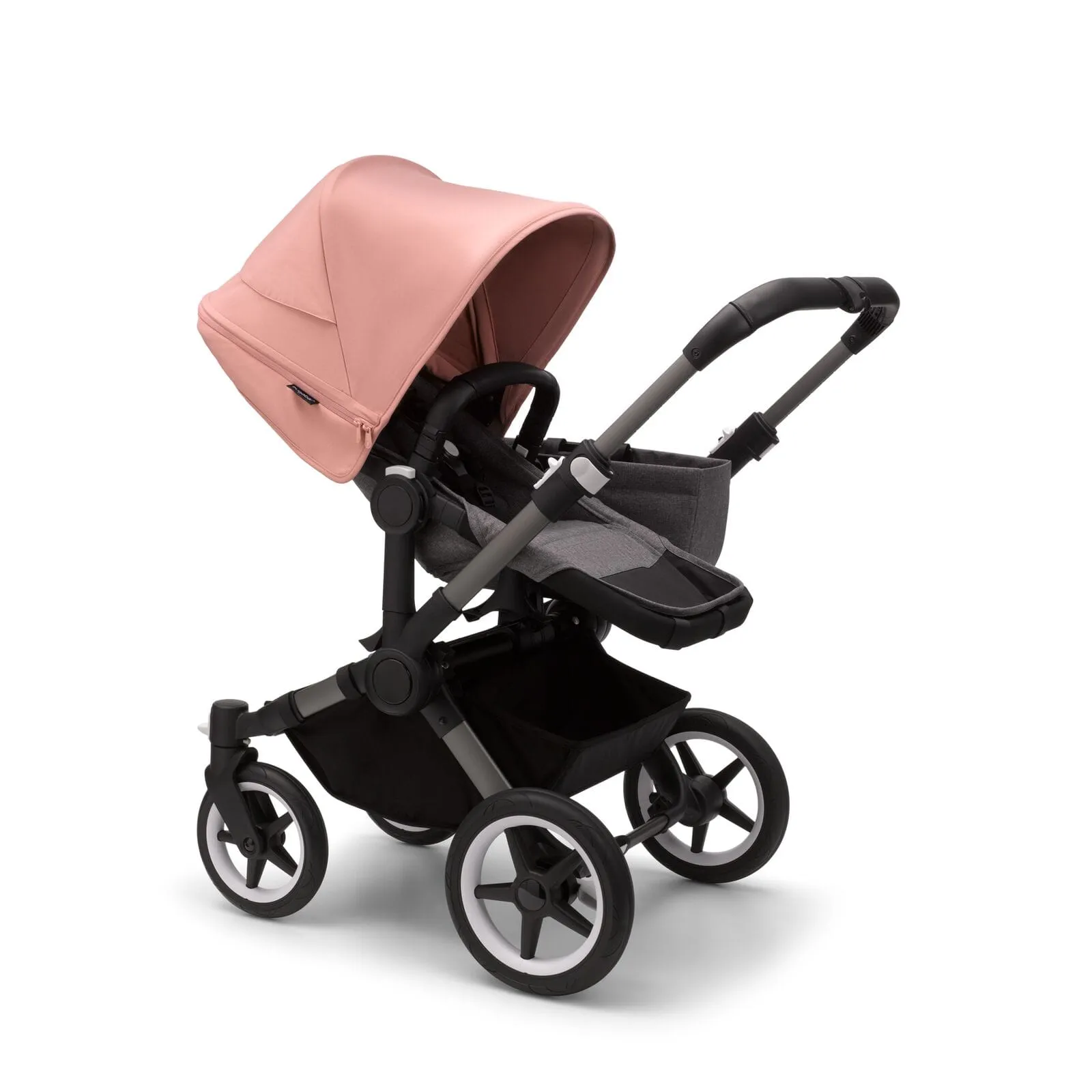Bugaboo Donkey 5 Mono - Graphite/Grey Melange/Morning Pink