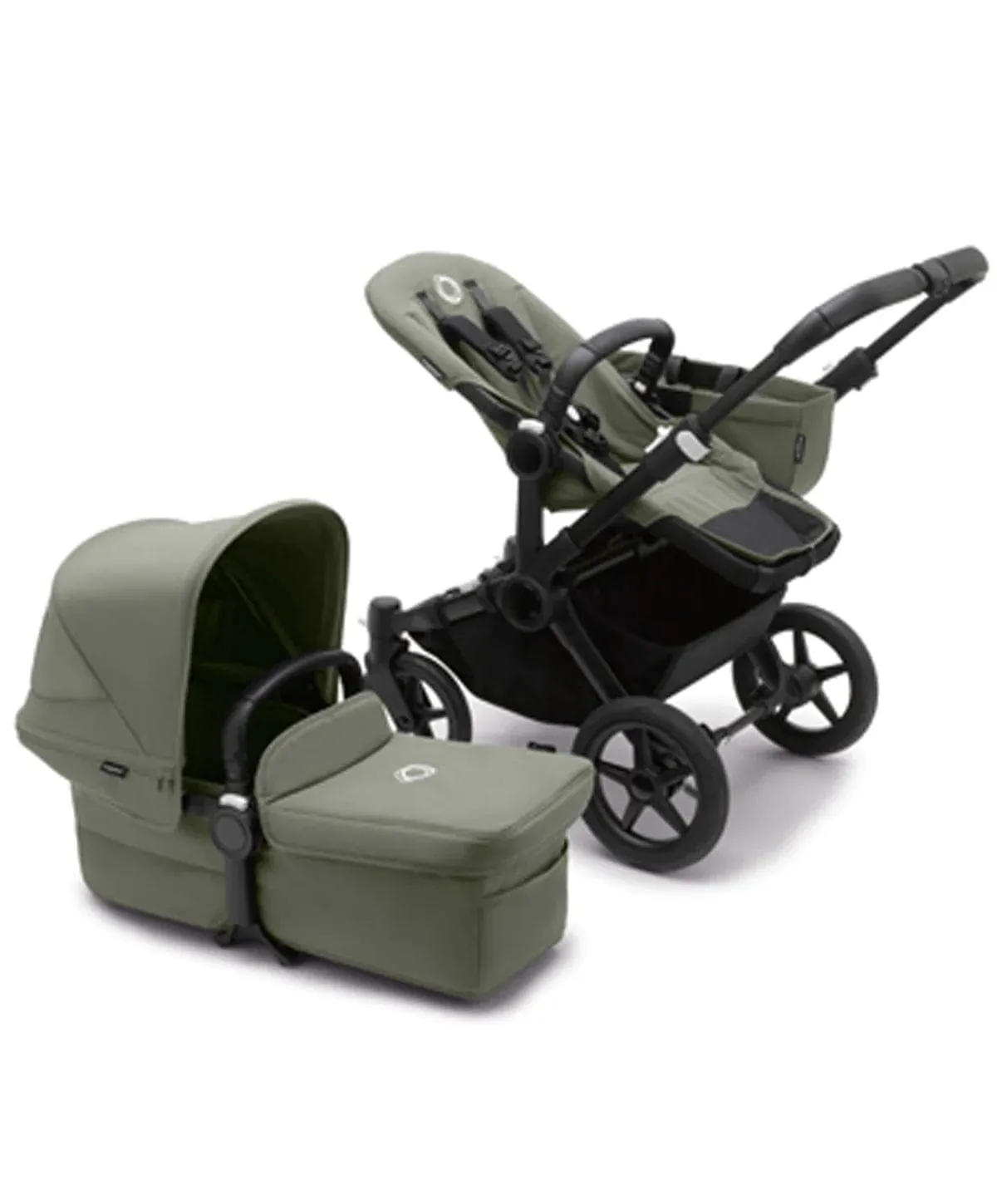 Bugaboo Donkey 5 Twin - Black / Forest Green