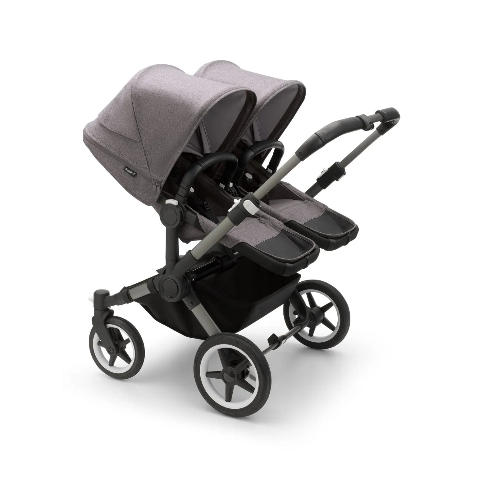 Bugaboo Donkey 5 Twin - Graphite/Grey Melange/Grey Melange