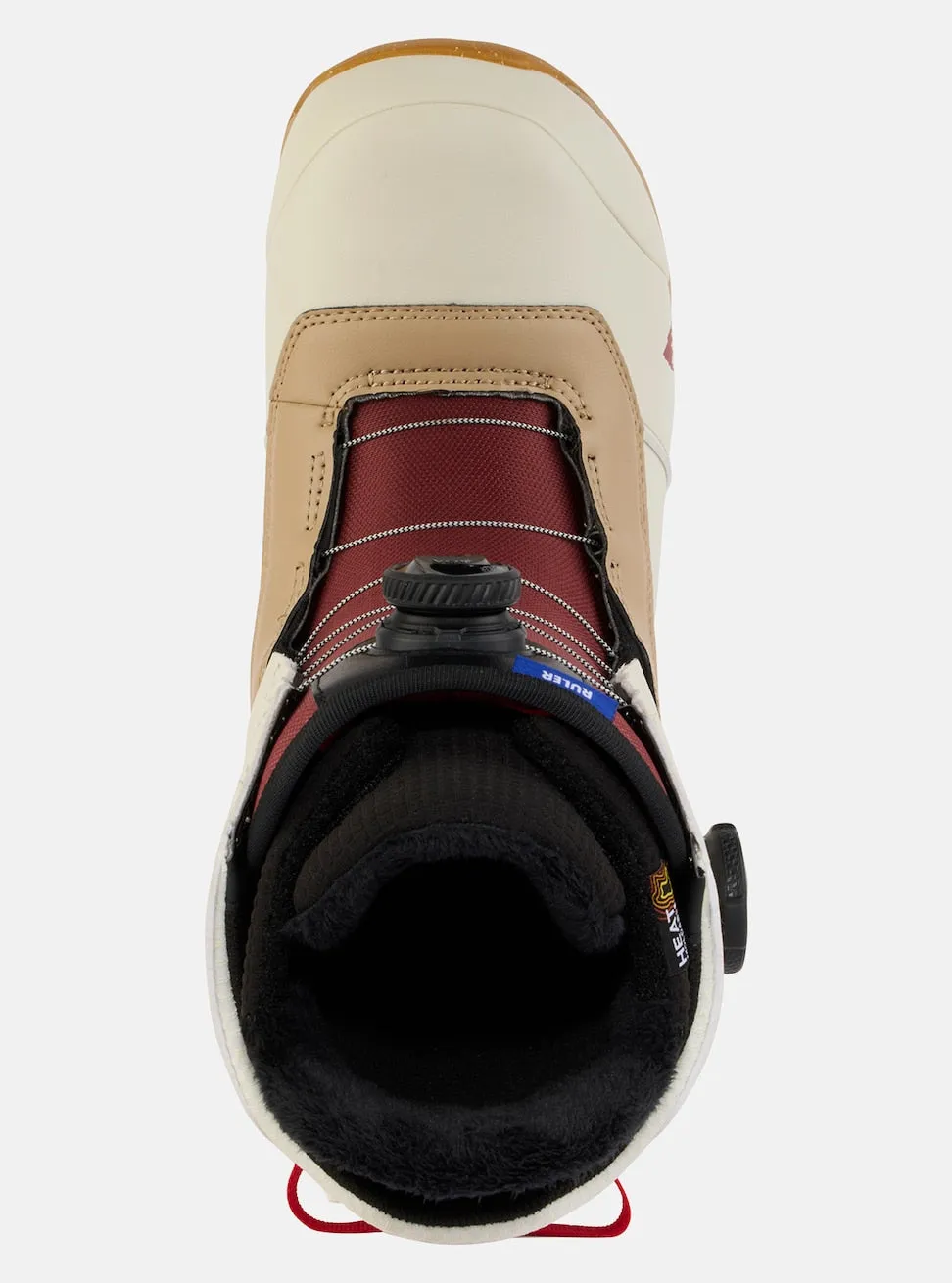 Burton Ruler BOA Mens Snowboard Boots Stout White / Red
